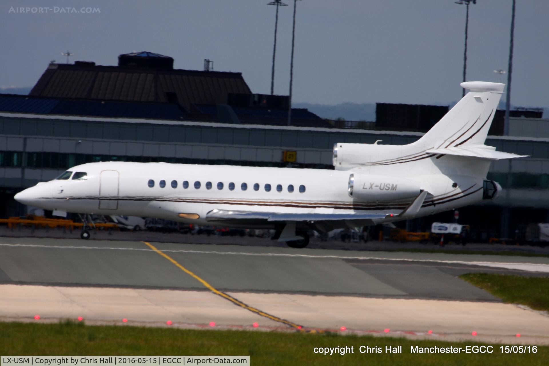 LX-USM, 2012 Dassault Falcon 7X C/N 167, Silver Arrow