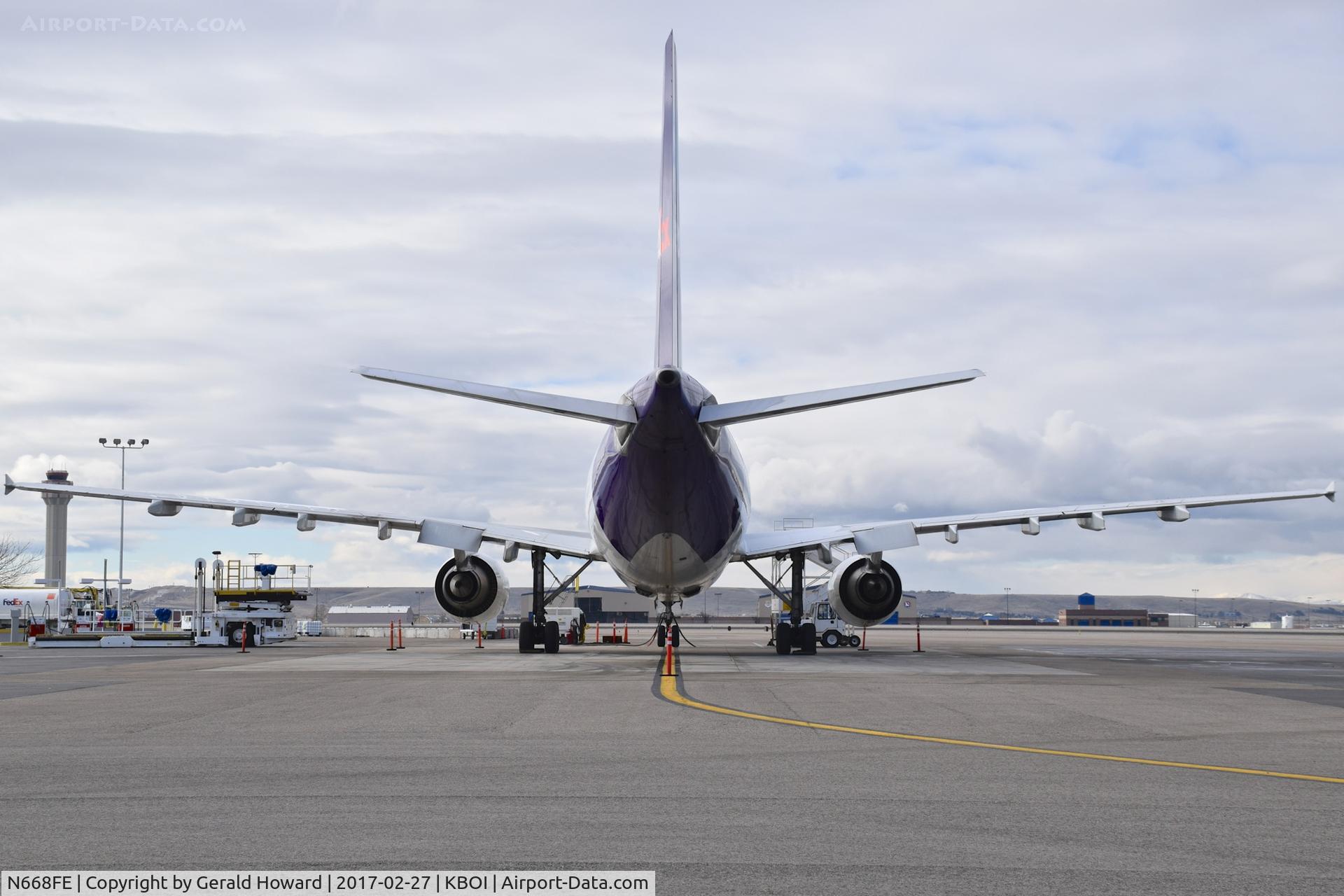 N668FE, 1996 Airbus A300F4-605R C/N 772, Parked on the FedEx ramp.