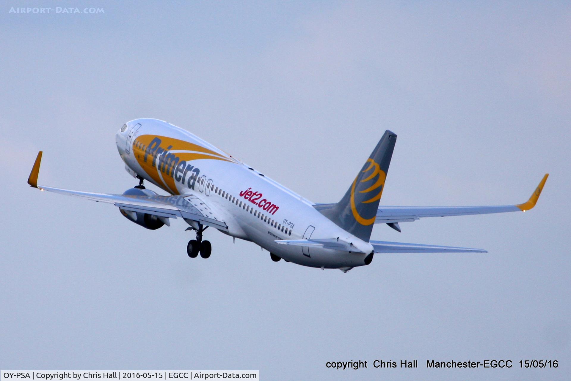OY-PSA, 2007 Boeing 737-8Q8 C/N 30688, operating for Jet2