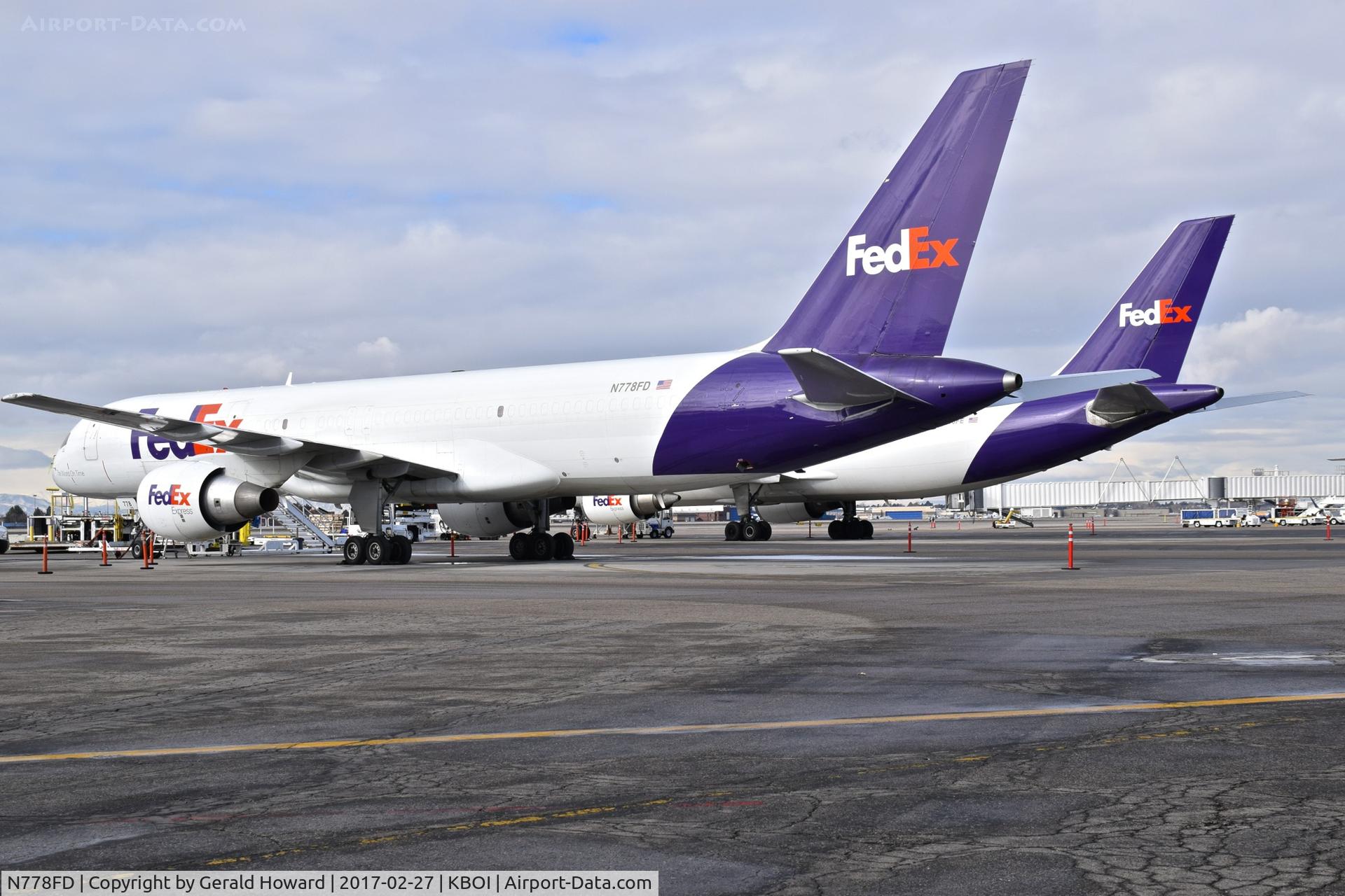 N778FD, 1991 Boeing 757-222(SF) C/N 25223, Parked on FedEx ramp.
