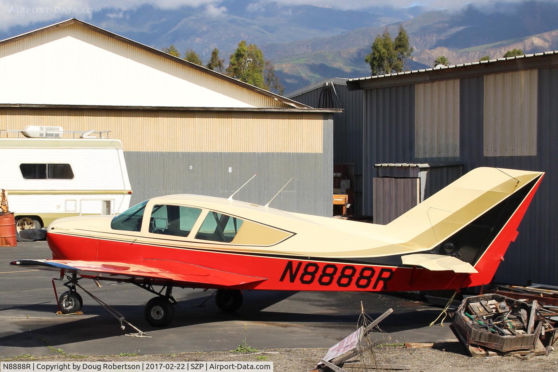 N8888R, 1965 Bellanca 14-19-3A Cruisair Senior C/N 4250, 1965 Downer Bellanca 14-19-3A CRUISMASTER, Continental IO-470-F 260 Hp-see FAA Registry which is correct per this entry.