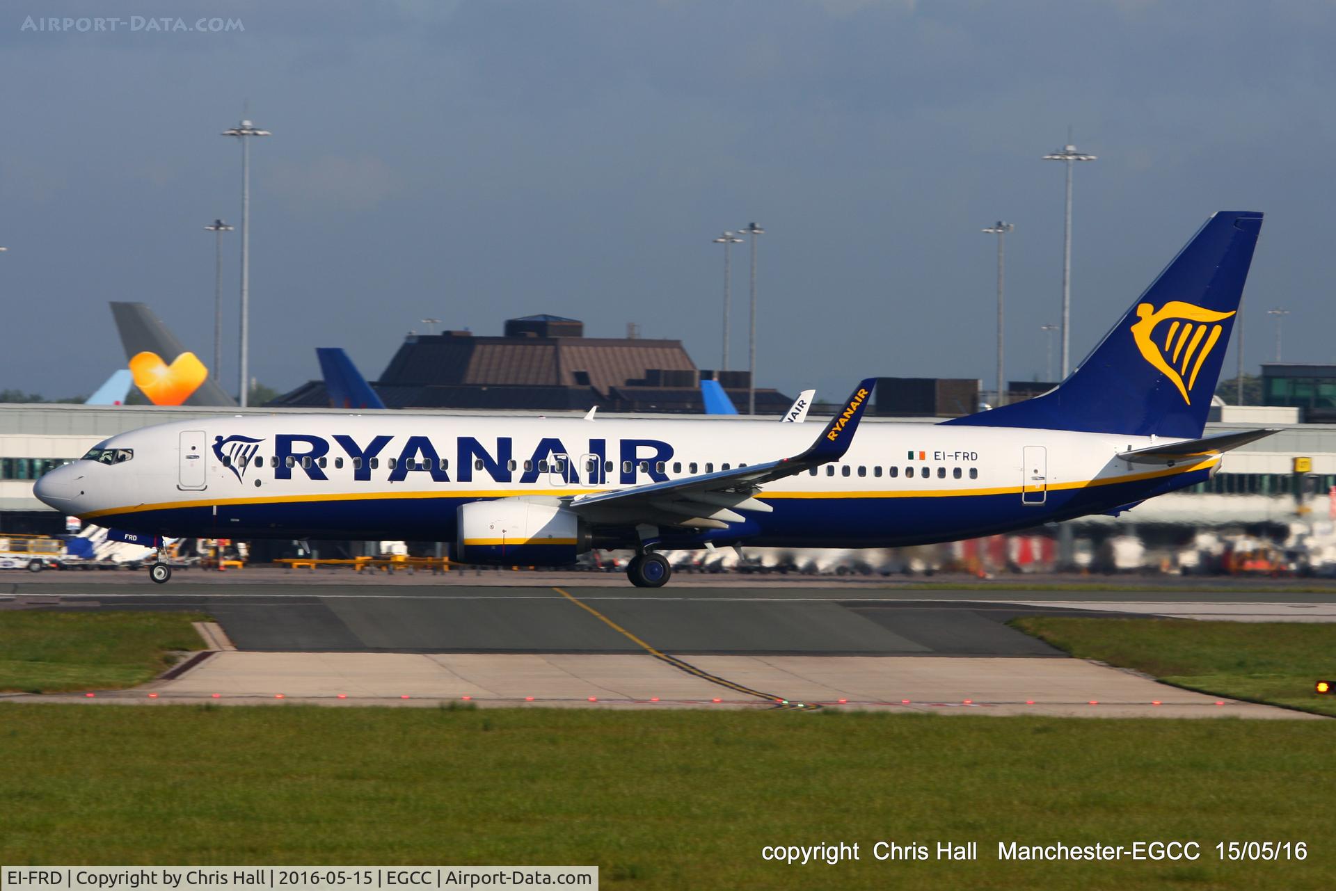 EI-FRD, 2016 Boeing 737-8AS C/N 44738, Ryanair