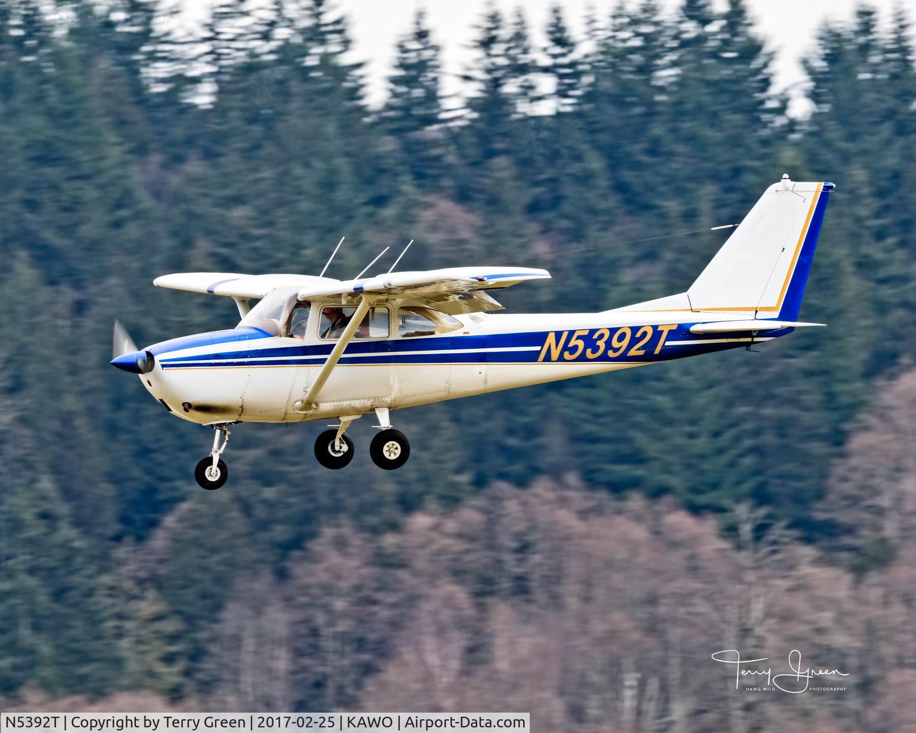 N5392T, 1964 Cessna 172E C/N 17251292, KAWO