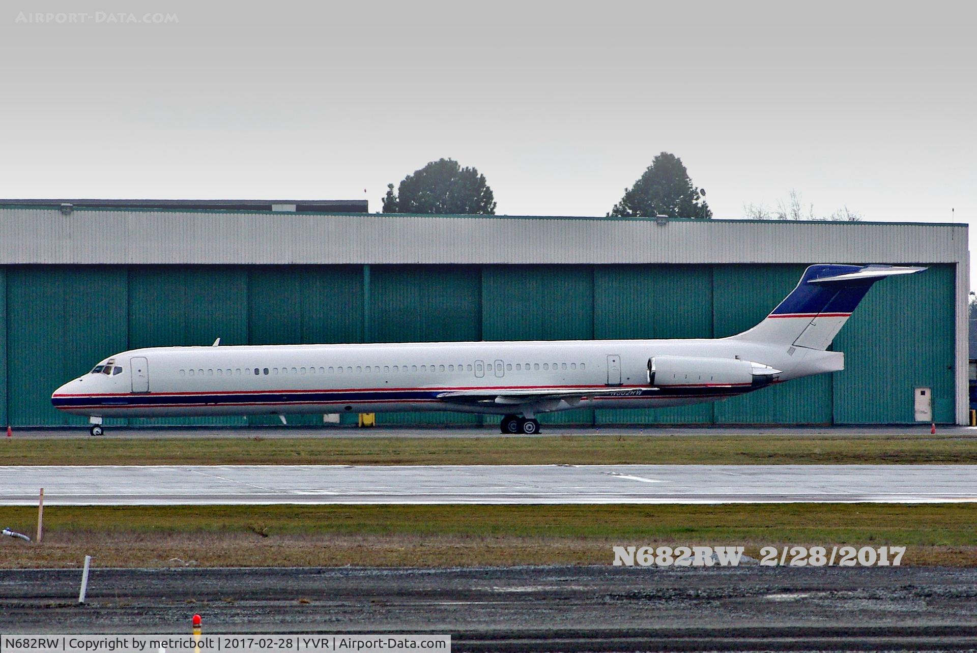 N682RW, 1981 McDonnell Douglas MD-81 (DC-9-81) C/N 48006, Brought the Detroit Red Wings to Vancouver