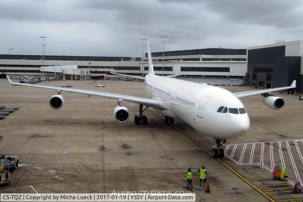 CS-TQZ, 1997 Airbus A340-313X C/N 202, At Mascot