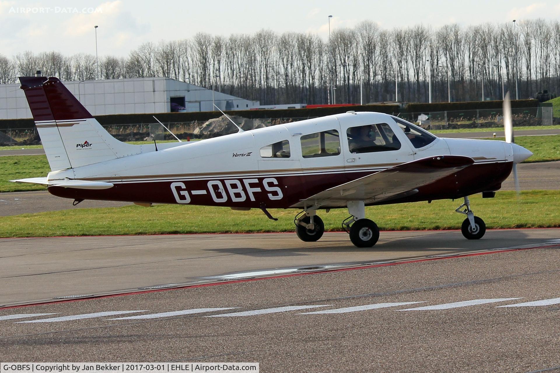 G-OBFS, 1998 Piper PA-28-161 Warrior III C/N 28-42039, Lelystad Airport