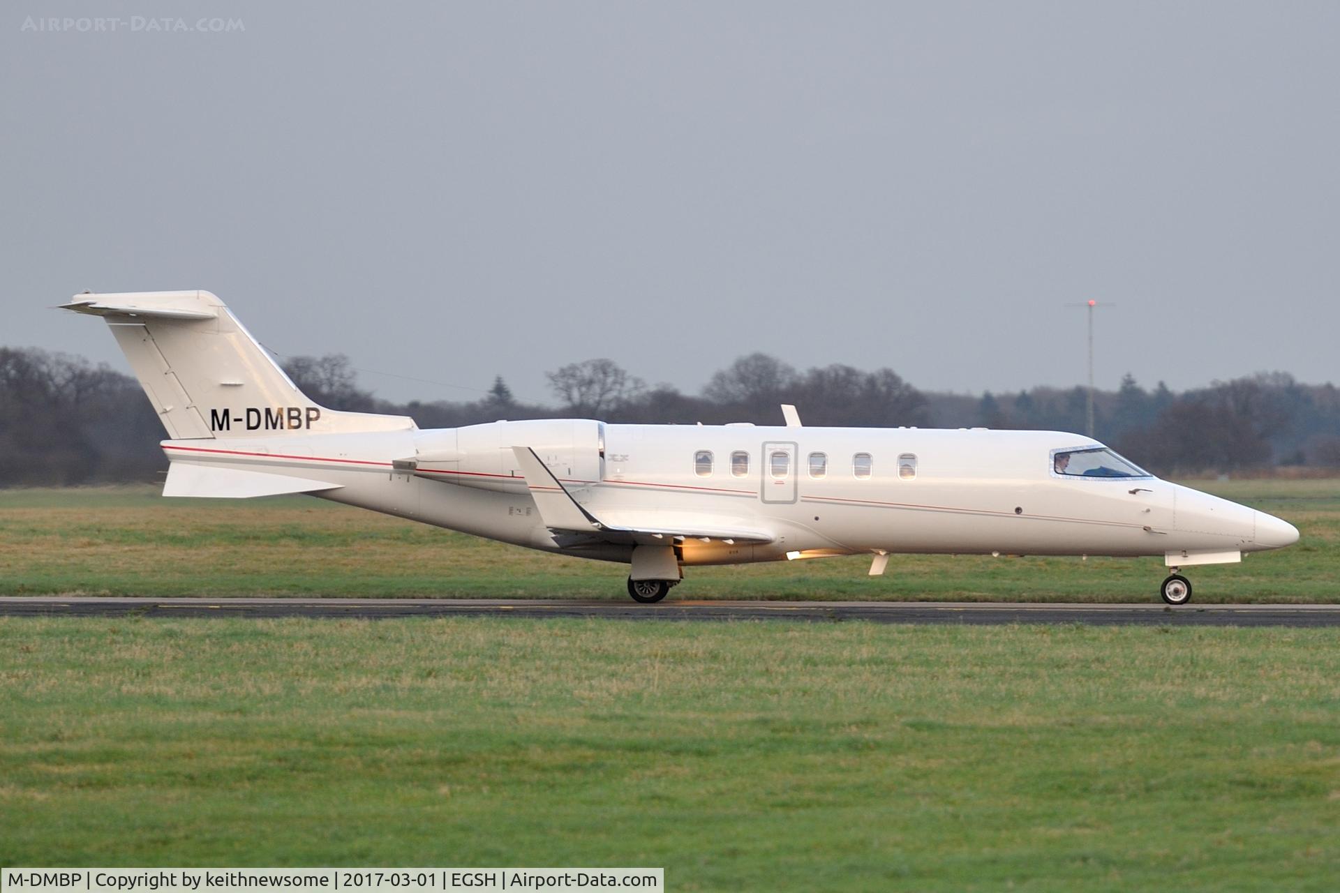 M-DMBP, 2012 Learjet 40 C/N 45-2133, Paying a very quick visit.