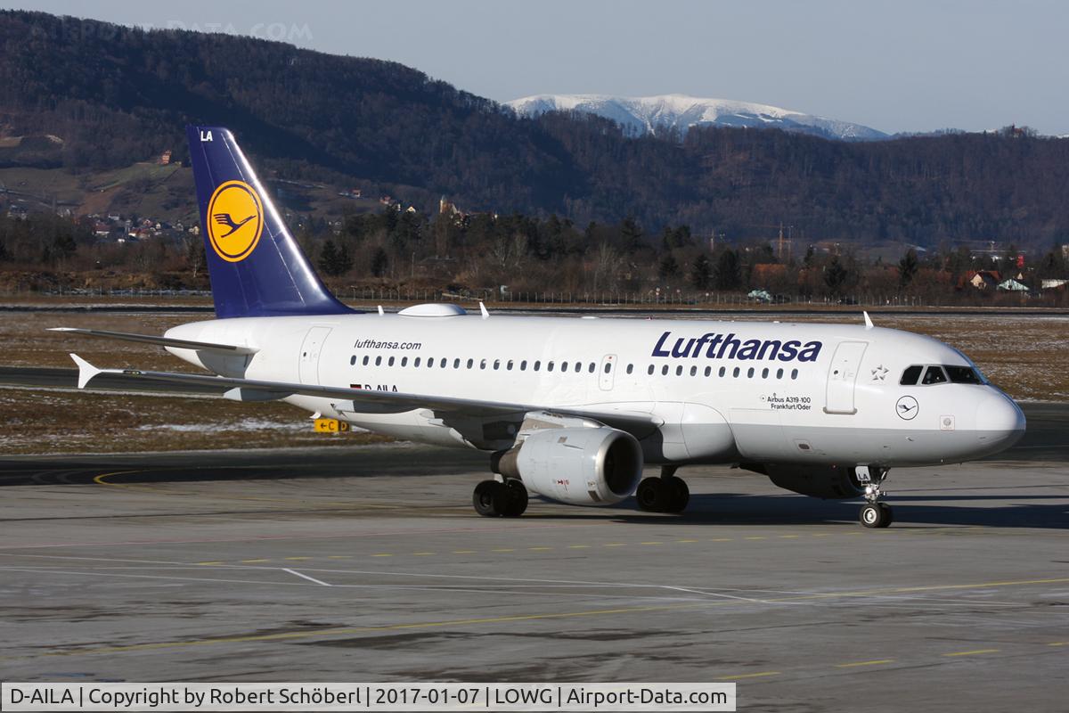 D-AILA, 1996 Airbus A319-114 C/N 609, D-AILA @ LOWG