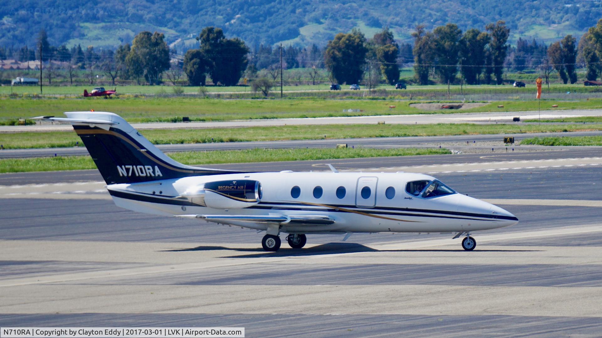 N710RA, 2007 Hawker Beechcraft 400A Beechjet Beechjet C/N RK-543, Livermore Airport 2017