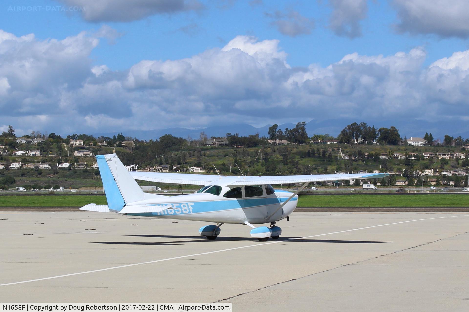 N1658F, 1966 Cessna 172H C/N 172-55053, 1966 Cessna 172H SKYHAWK, Continental O-300 145 Hp, taxi