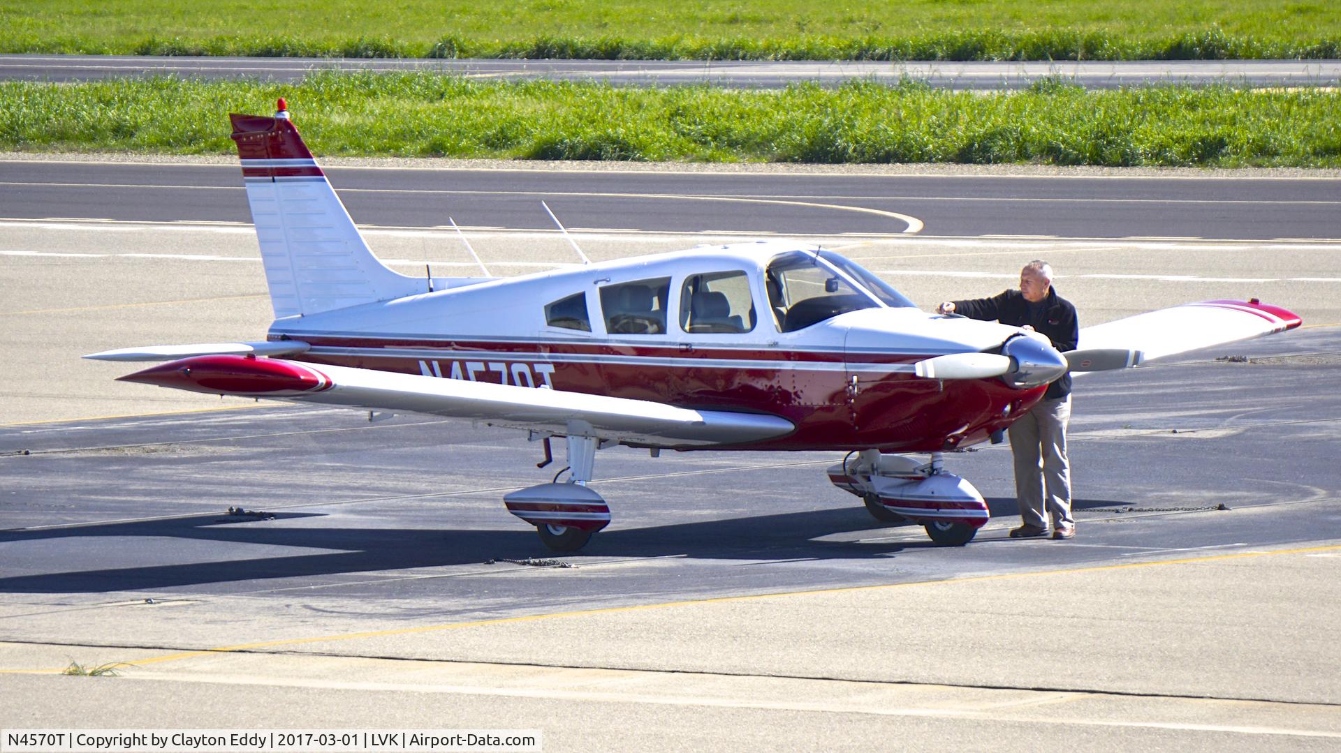 N4570T, 1972 Piper PA-28-235 C/N 28-7210013, Livermore Airport 2017