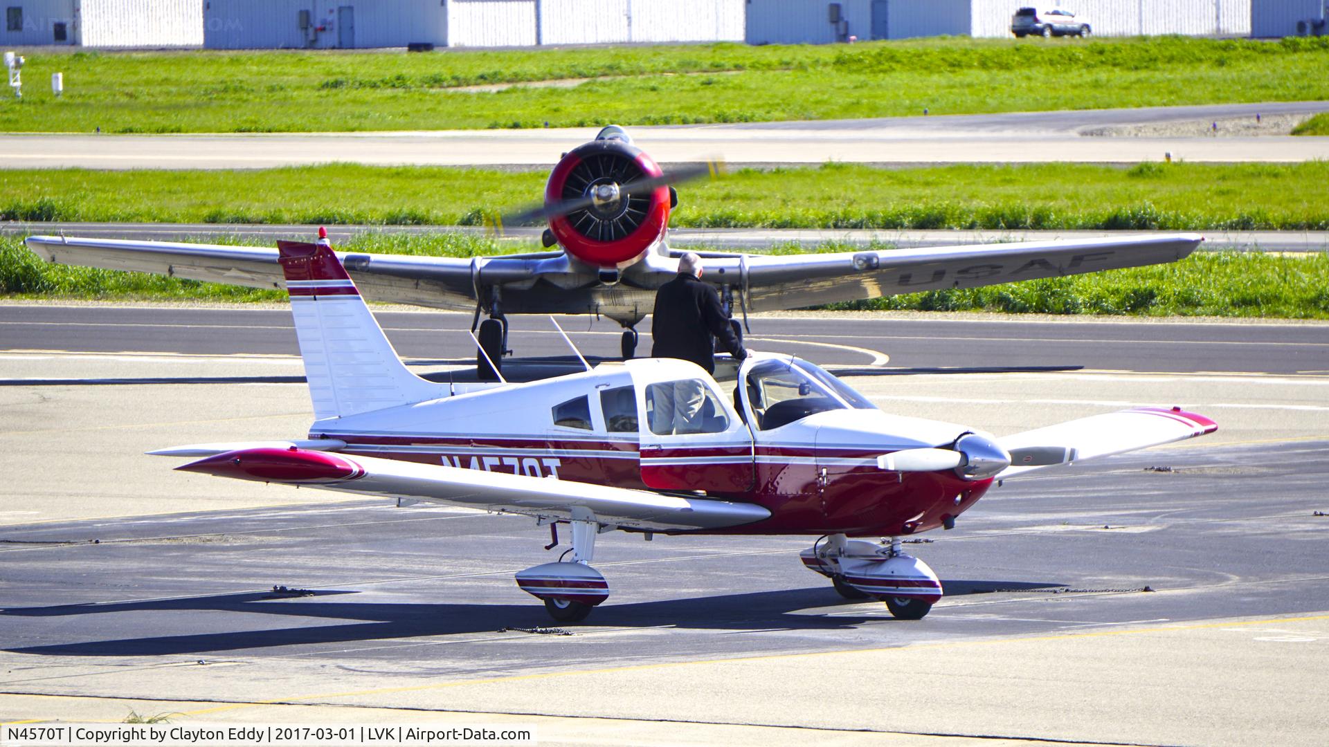 N4570T, 1972 Piper PA-28-235 C/N 28-7210013, Livermore Airport 2017
