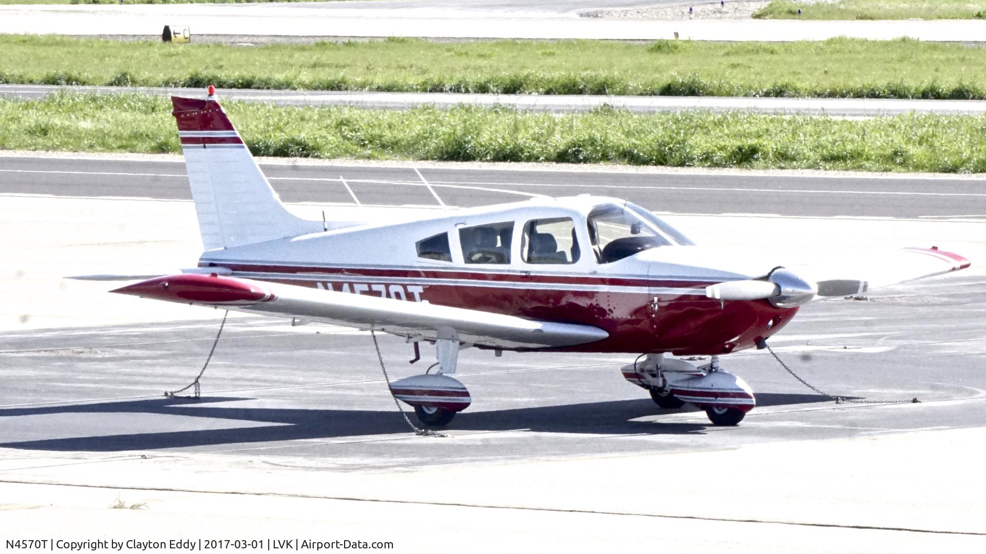 N4570T, 1972 Piper PA-28-235 C/N 28-7210013, Livermore Airport 2017