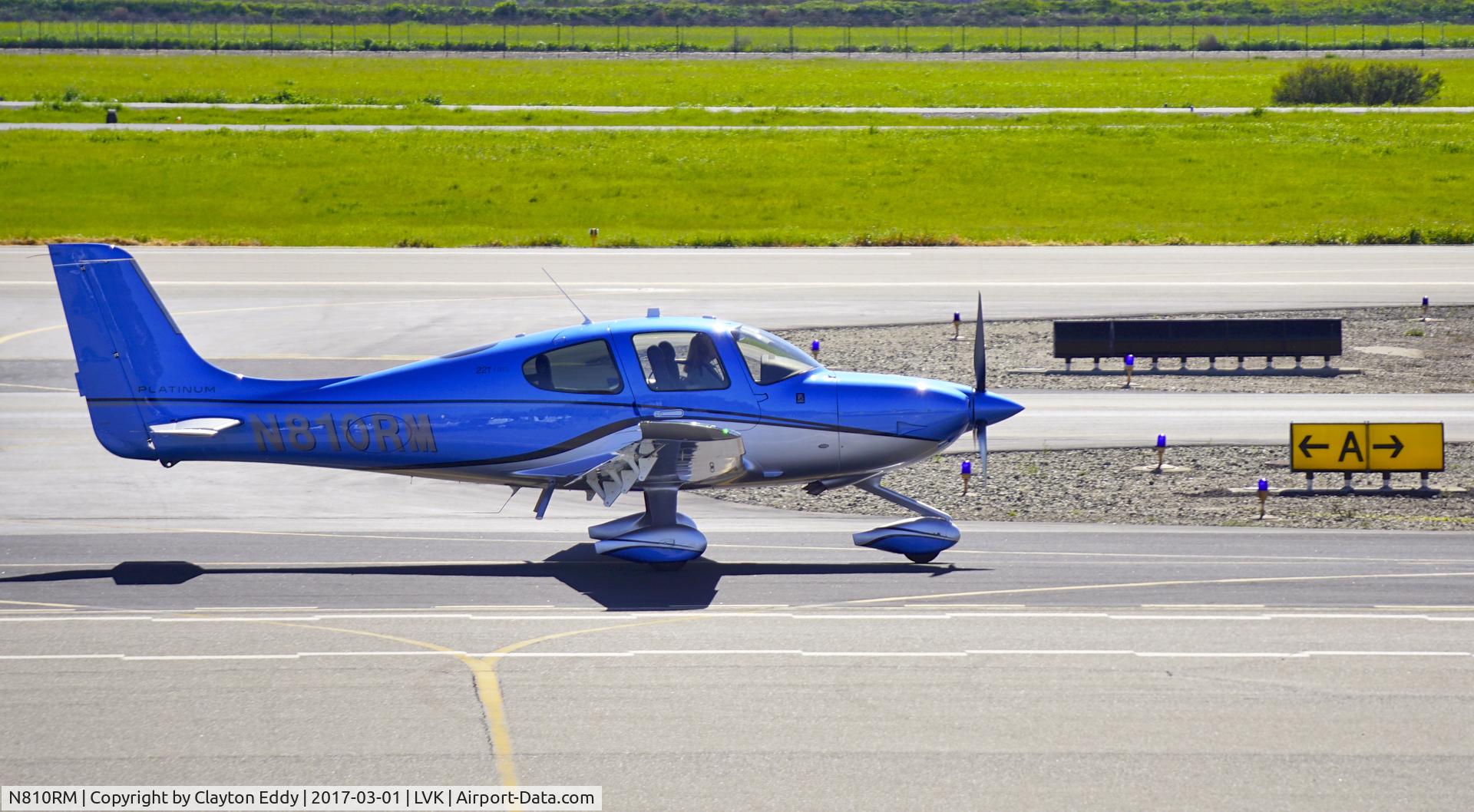 N810RM, 2017 Cirrus SR22T C/N 1484, Livermore Airport 2017