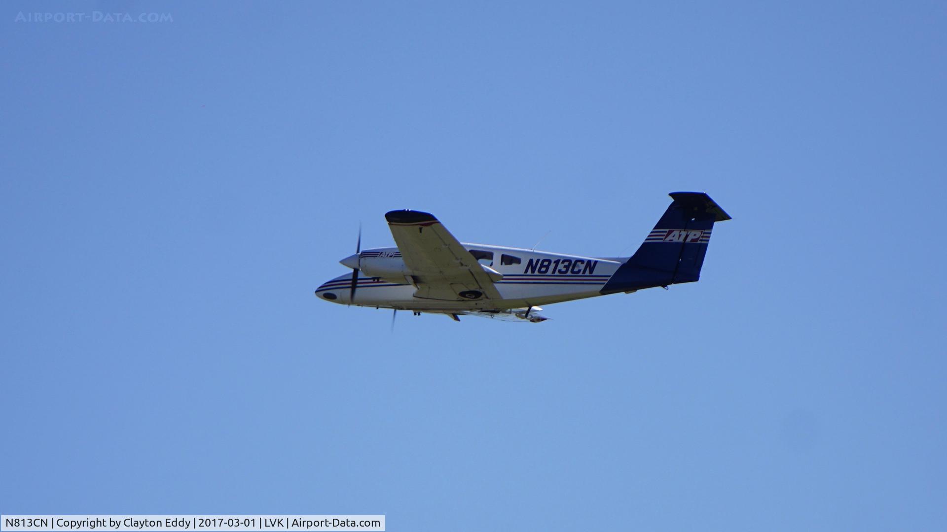 N813CN, 2008 Piper PA-44-180 Seminole C/N 4496251, Livermore Airport 2017