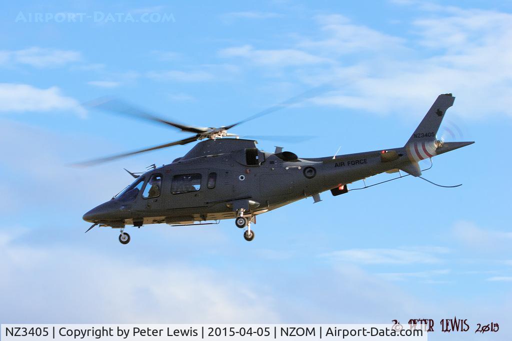 NZ3405, 2011 AgustaWestland A-109LUH C/N 13786, 3Sdn, RNZAF