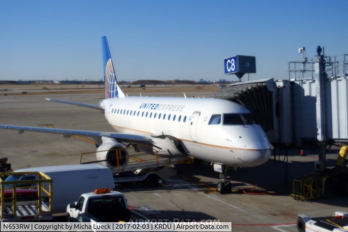 N653RW, 2005 Embraer 170SE (ERJ-170-100SE) C/N 17000076, At Raleigh-Durham