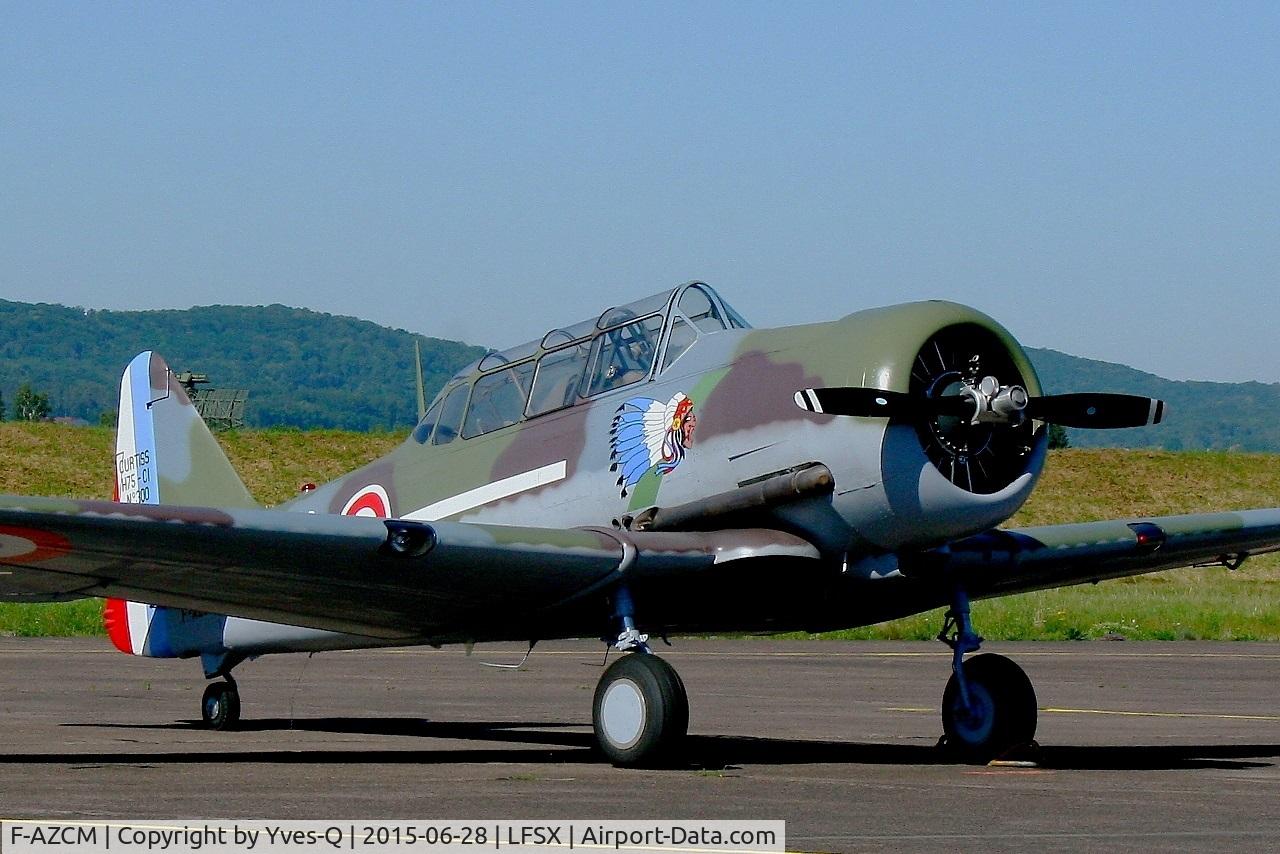 F-AZCM, 1951 North American T-6G Texan C/N 182-179, North American T-6G Texan, Static display, Luxeuil-Saint Sauveur Air Base 116 (LFSX) Open day 2015