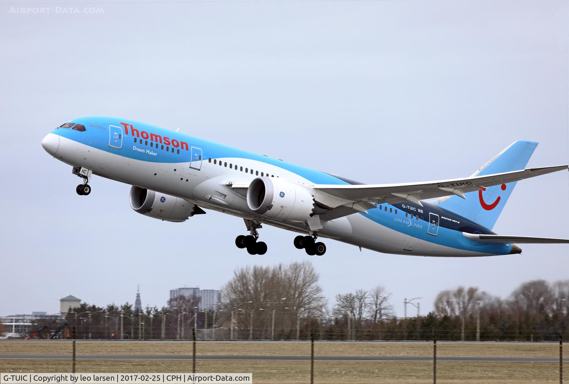G-TUIC, 2013 Boeing 787-8 Dreamliner C/N 34424, Copenhagen 25.2.2017
