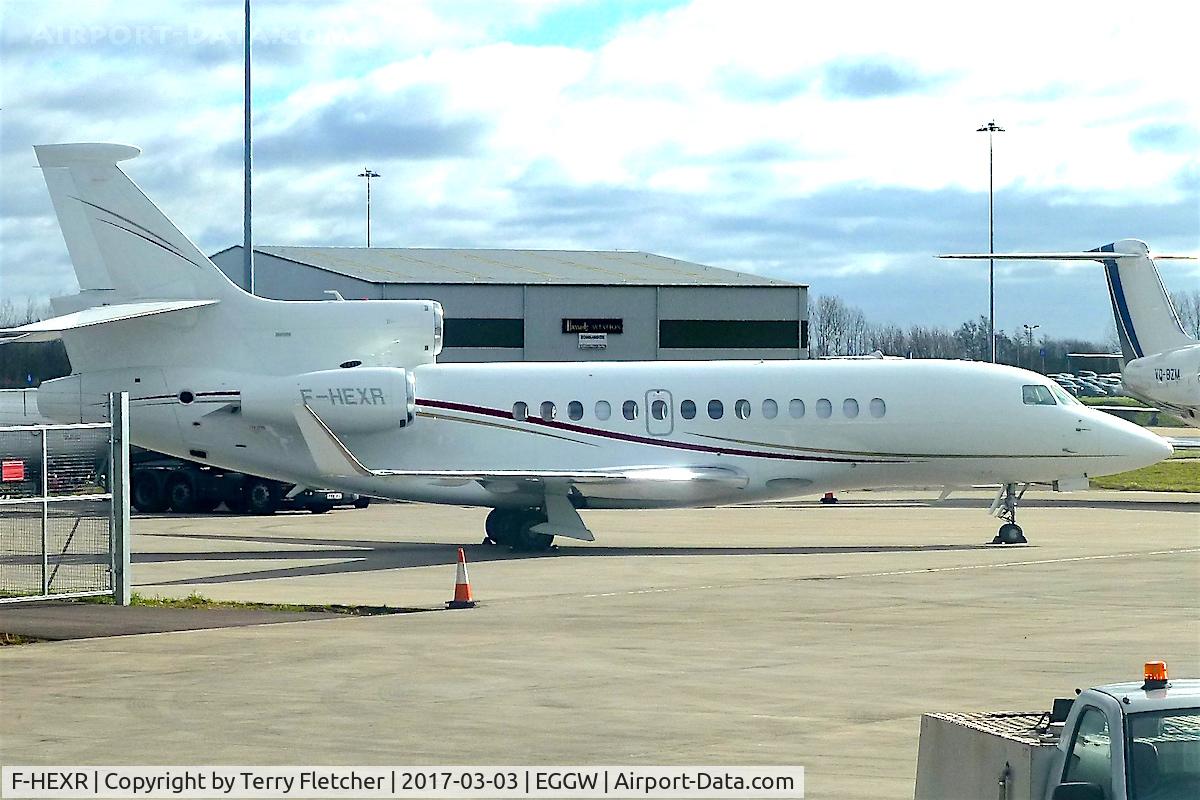 F-HEXR, 2013 Dassault Falcon 7X C/N 223, At Luton