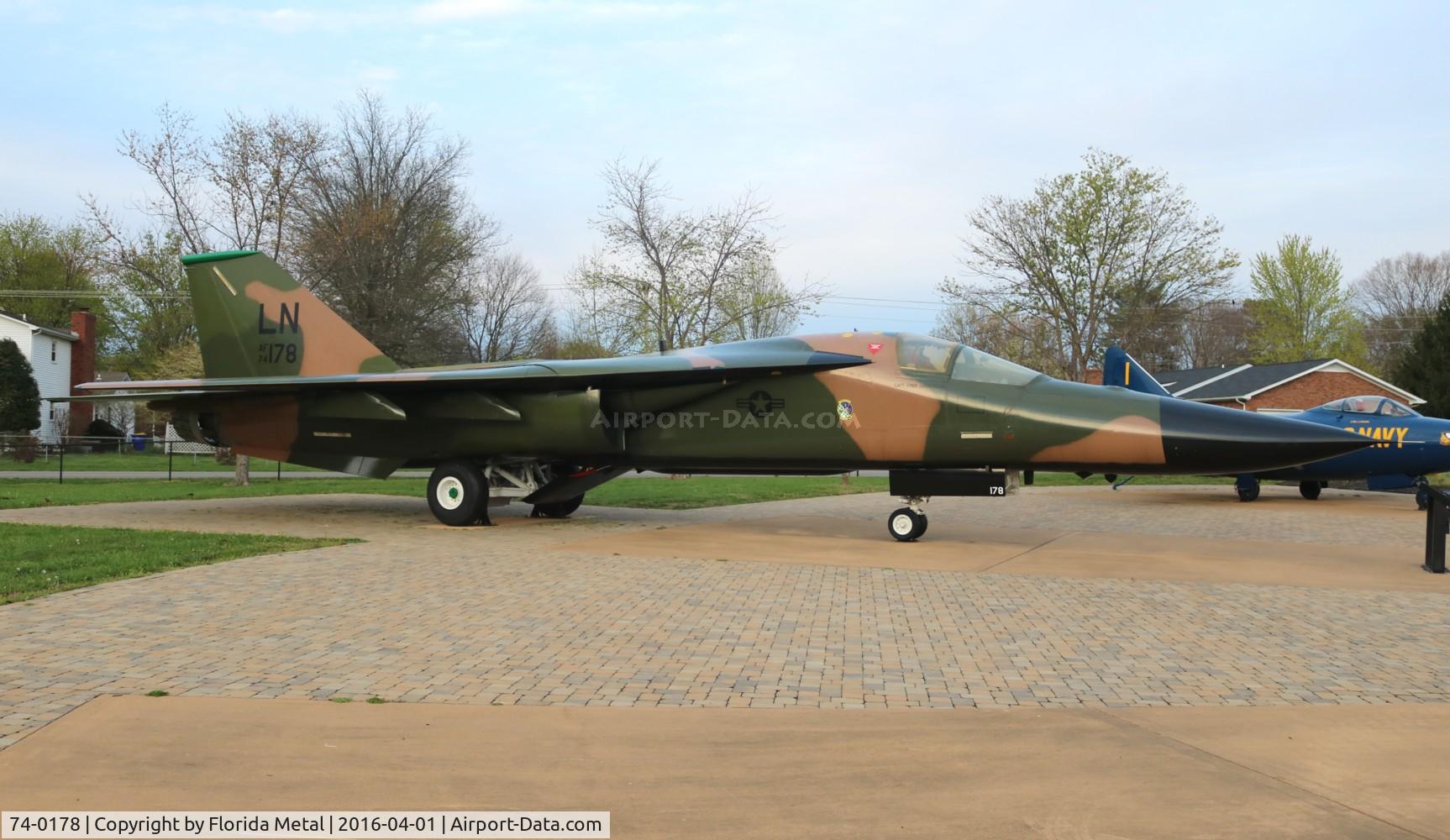 74-0178, 1974 General Dynamics F-111F C/N E2-96, F-111F Bowling Green KY