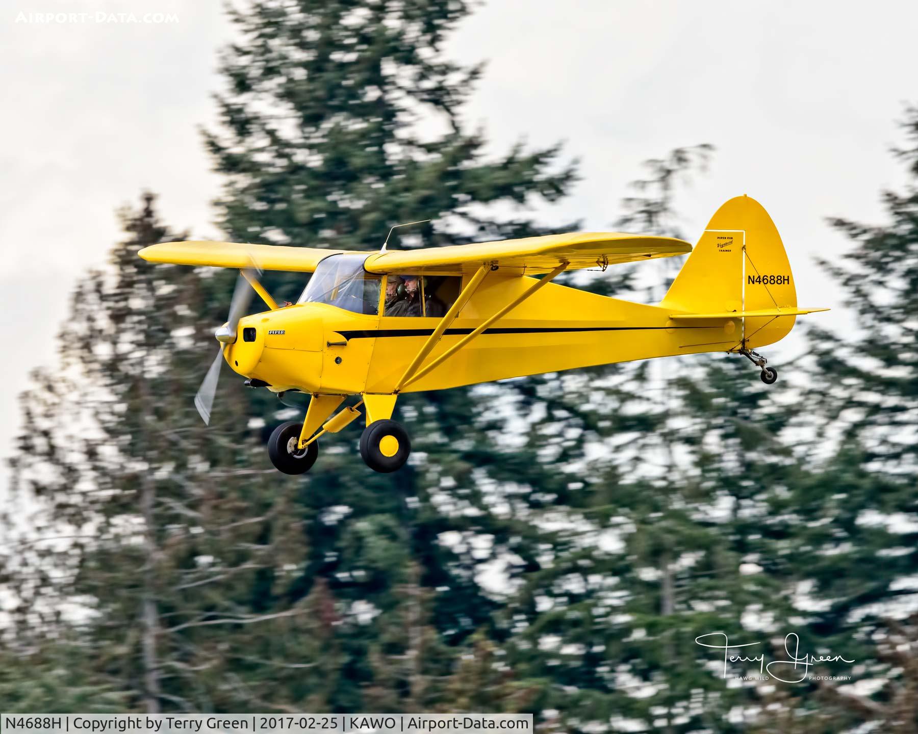N4688H, 1948 Piper PA-17 Vagabond C/N 17-86, KAWO