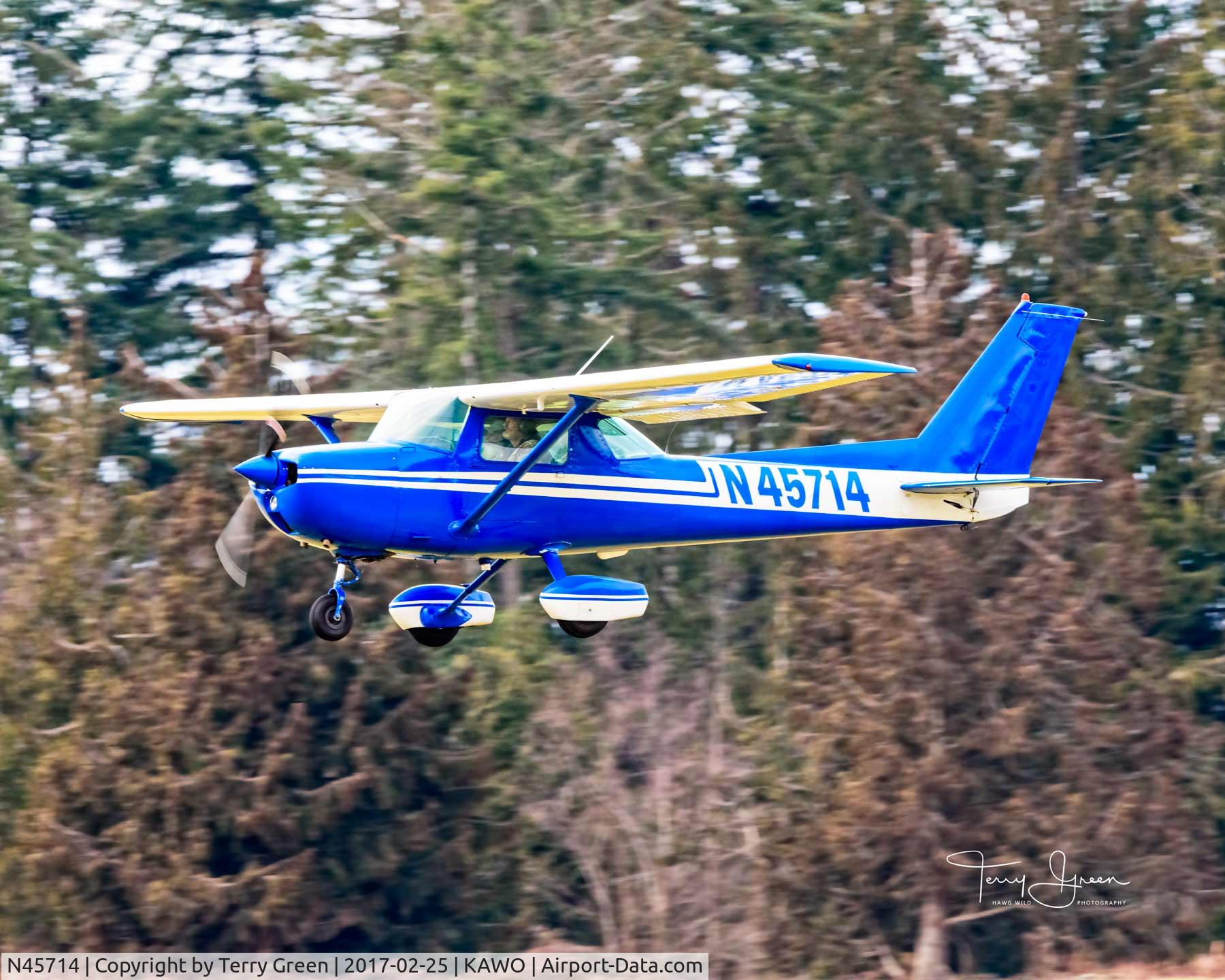 N45714, 1975 Cessna 150M C/N 15077032, KAWO