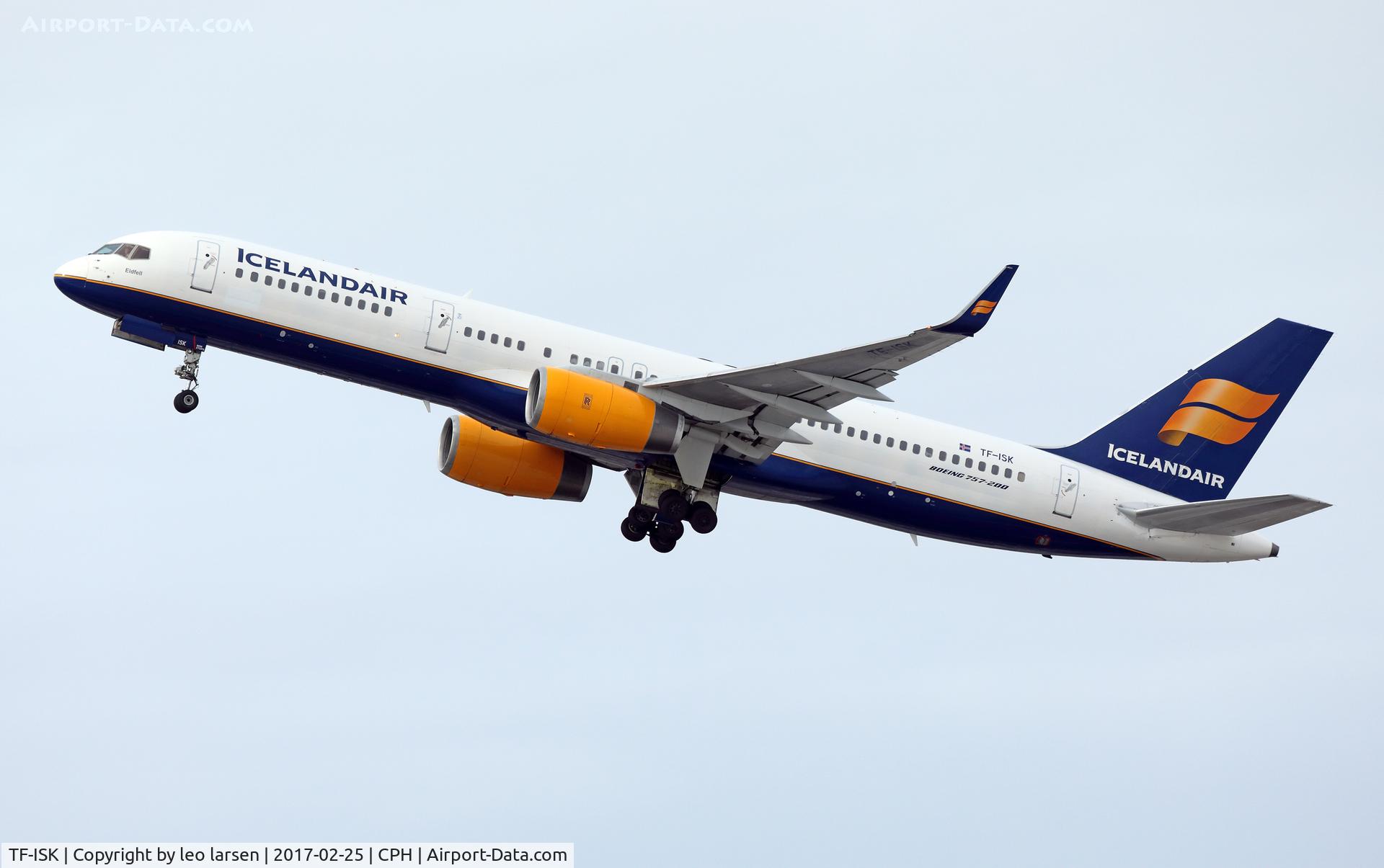 TF-ISK, 1991 Boeing 757-223 C/N 24606, Copenhagen 25.2.2017