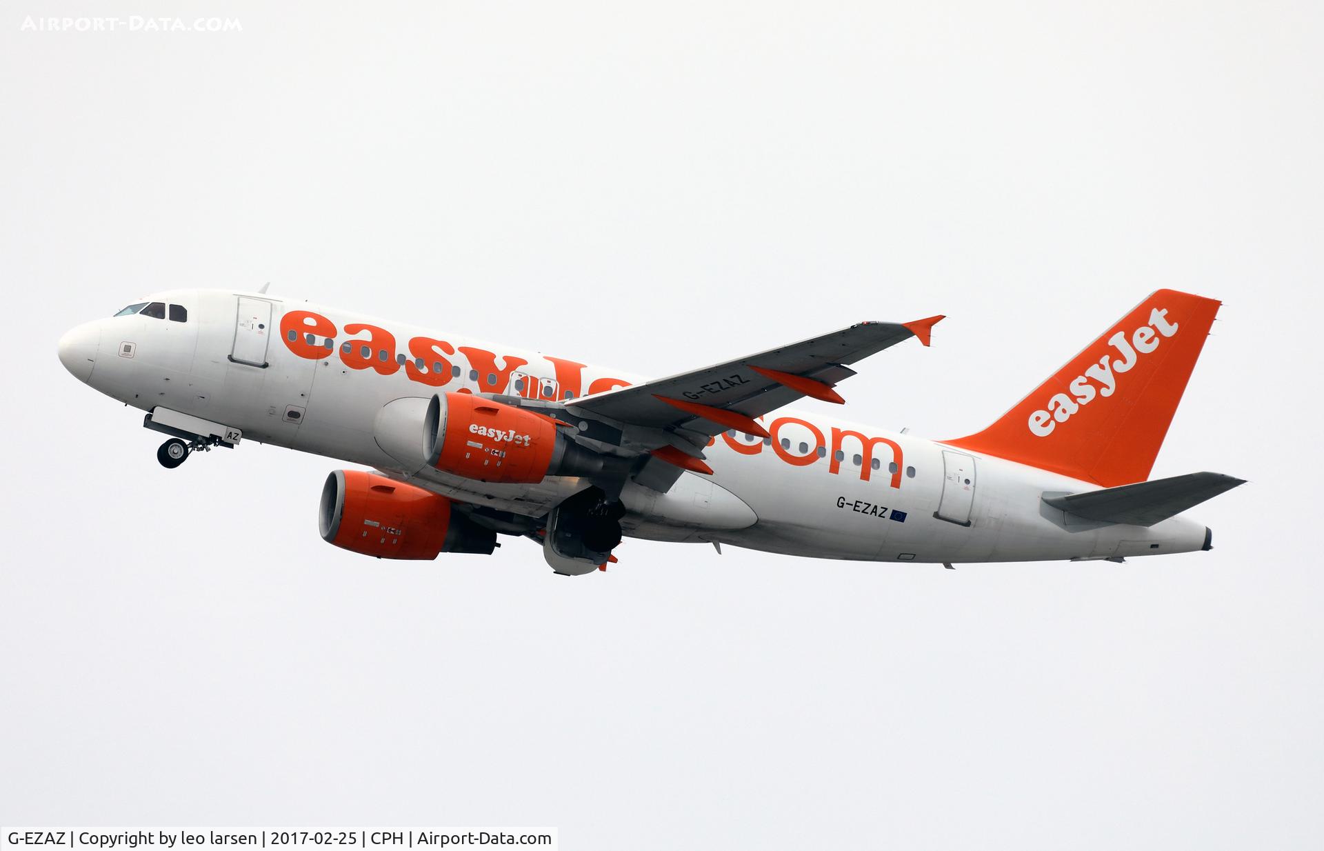 G-EZAZ, 2006 Airbus A319-111 C/N 2829, Copenhagen 25.2.2017
