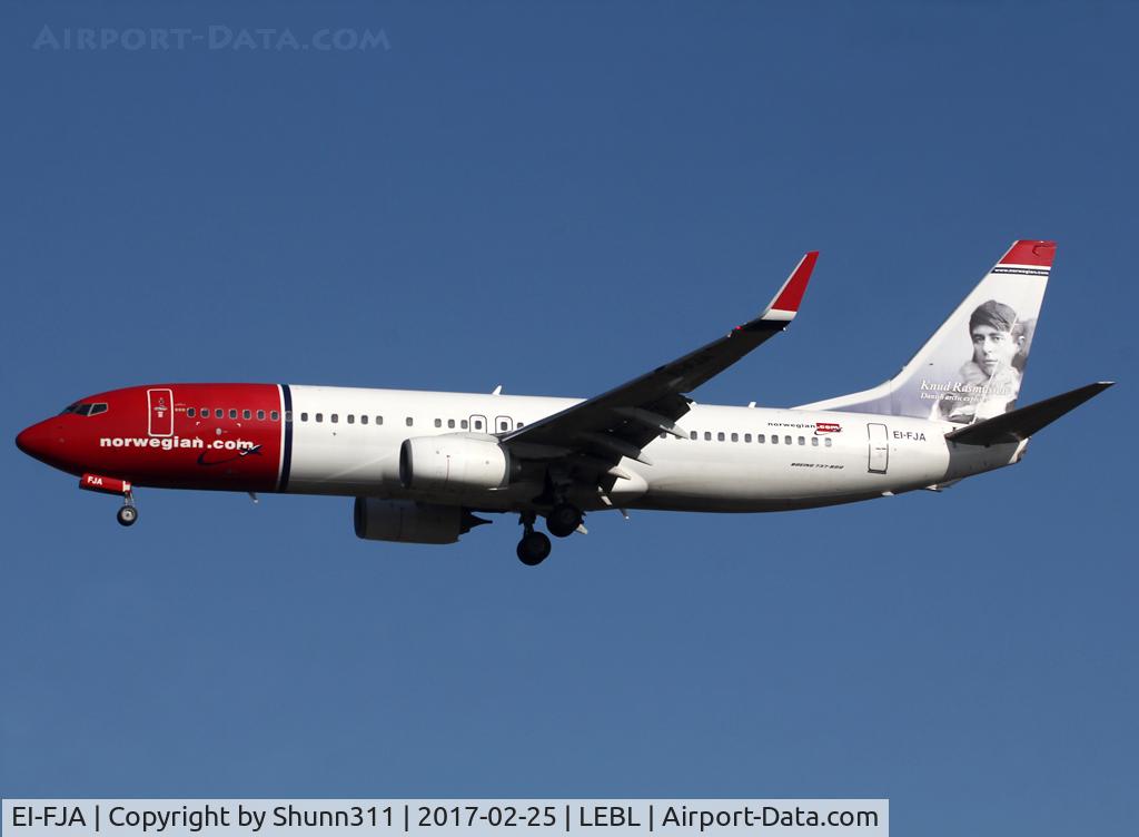 EI-FJA, 2012 Boeing 737-8JP C/N 39419, Landing rwy 25R