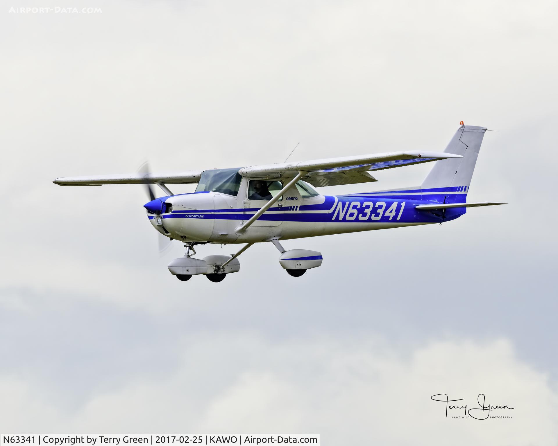 N63341, 1975 Cessna 150M C/N 15077250, KAWO