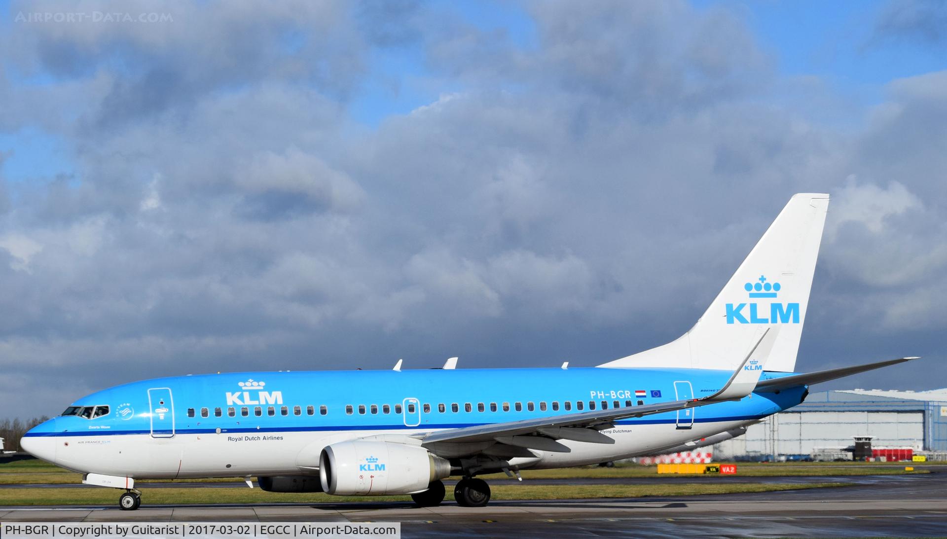 PH-BGR, 2011 Boeing 737-7K2 C/N 39446, At Manchester