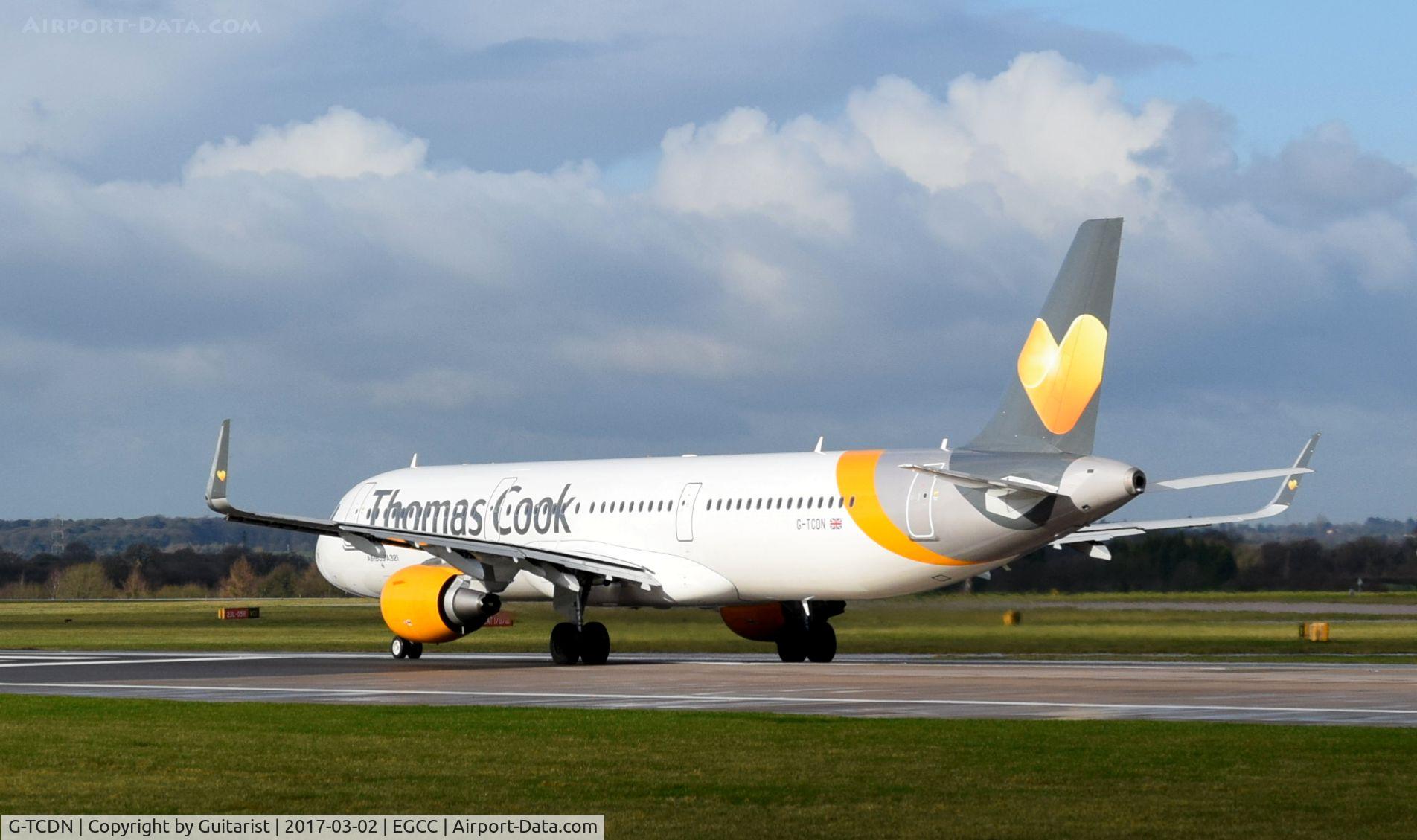 G-TCDN, 2016 Airbus A321-211 C/N 7048, At Manchester