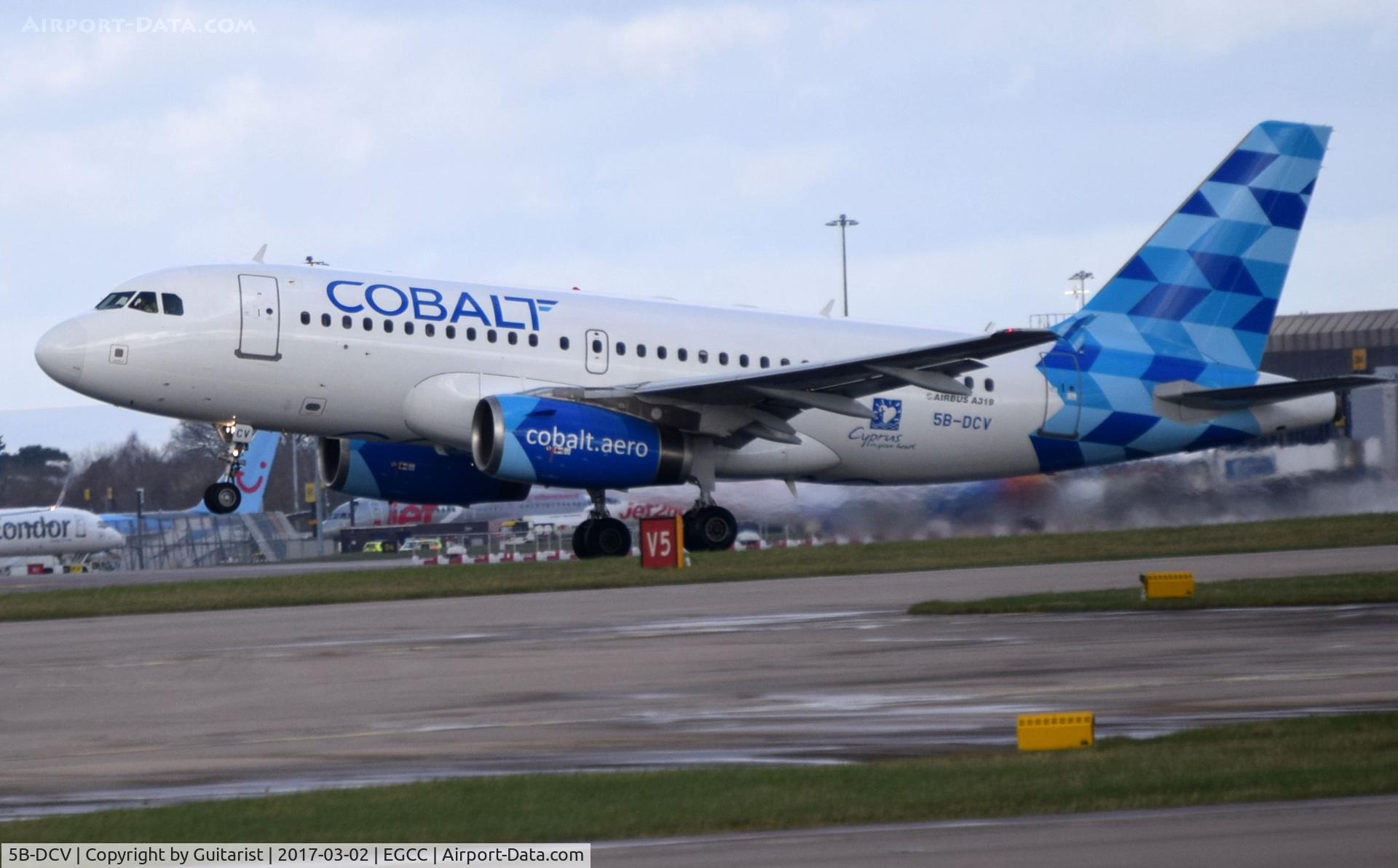 5B-DCV, 2003 Airbus A319-132 C/N 2032, At Manchester