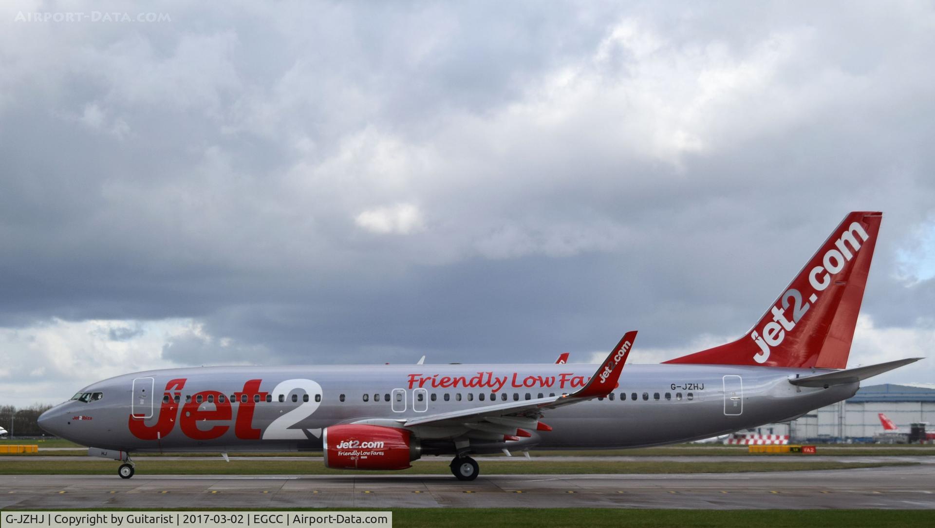 G-JZHJ, 2016 Boeing 737-8MG C/N 63144, At Manchester