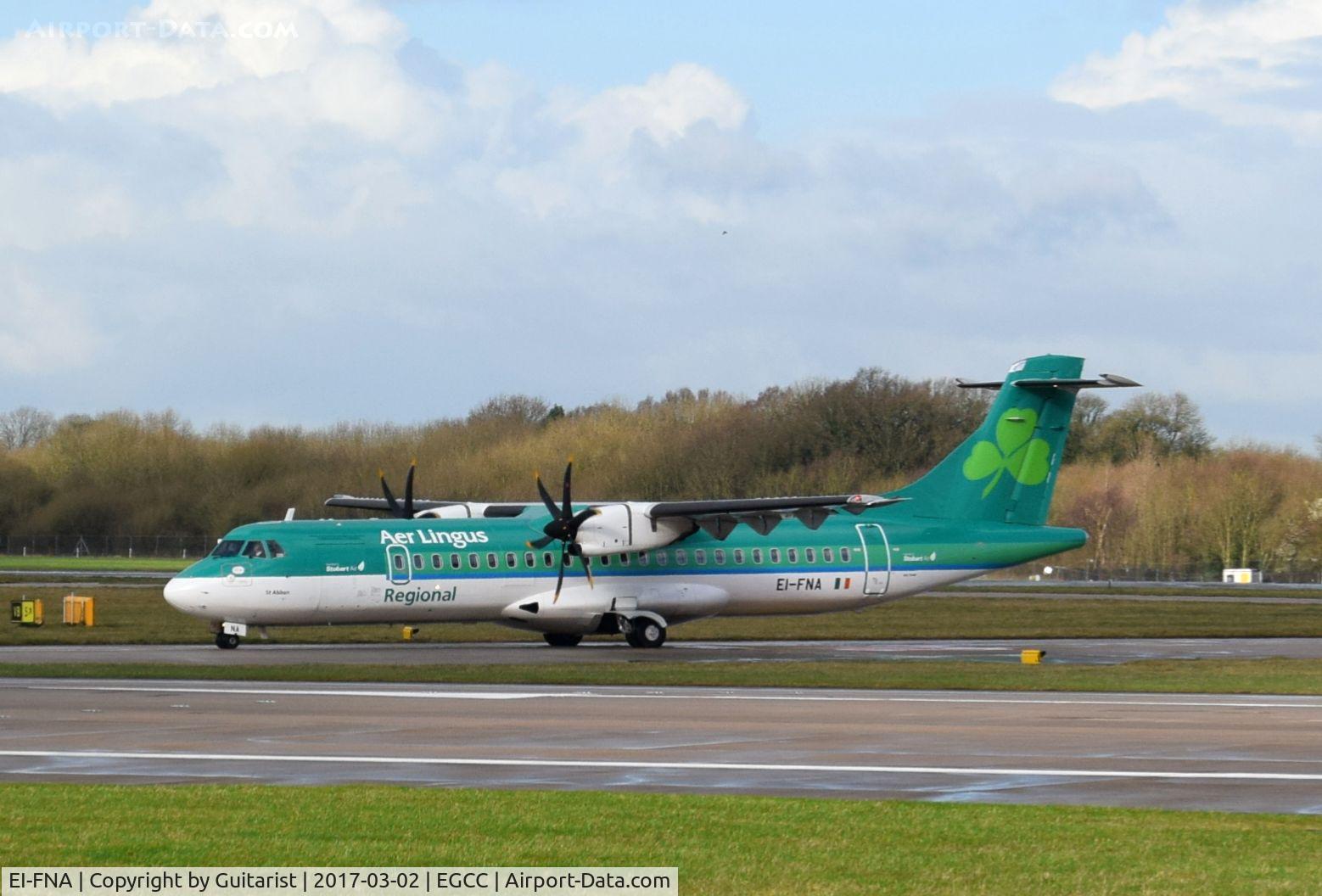 EI-FNA, 2016 ATR 72-212A C/N 1325, At Manchester