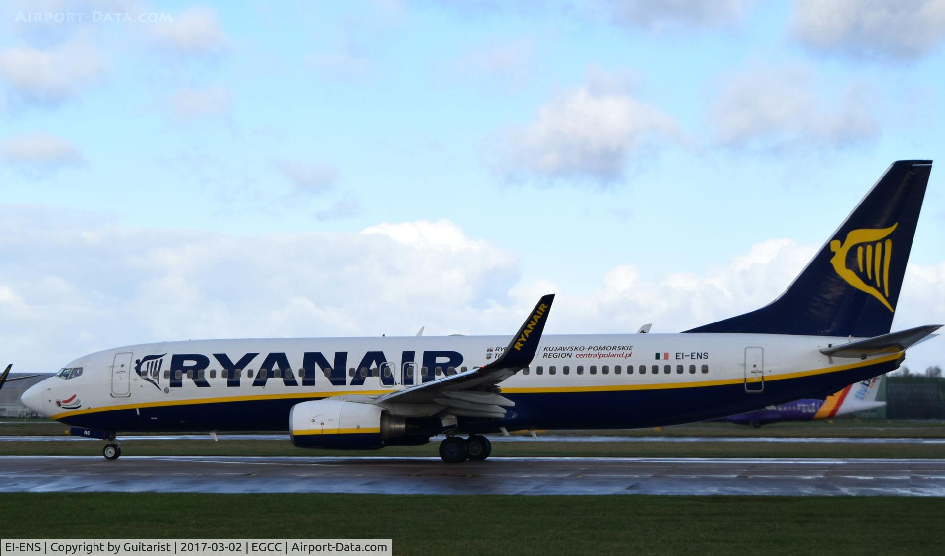 EI-ENS, 2010 Boeing 737-8AS C/N 40307, At Manchester