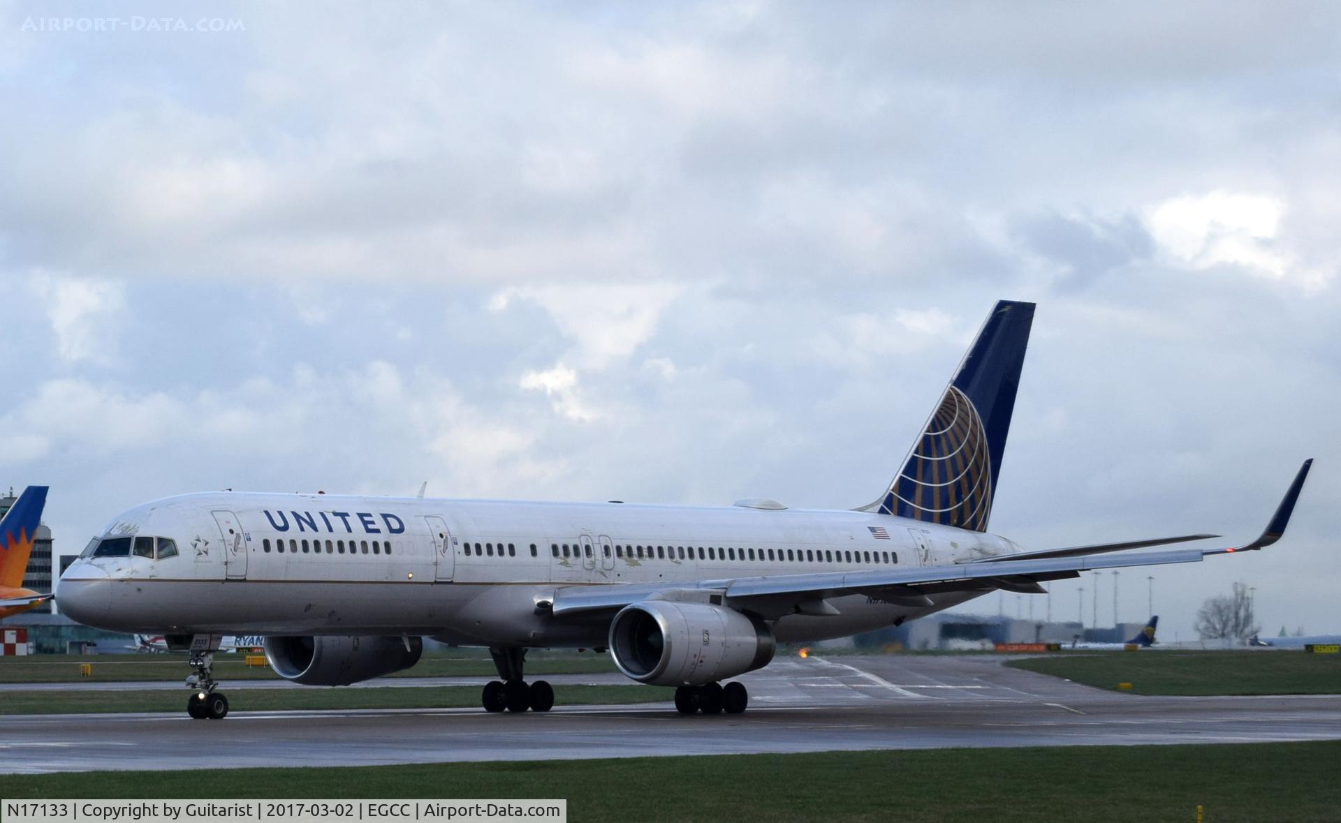 N17133, 1998 Boeing 757-224 C/N 29282, At Manchester