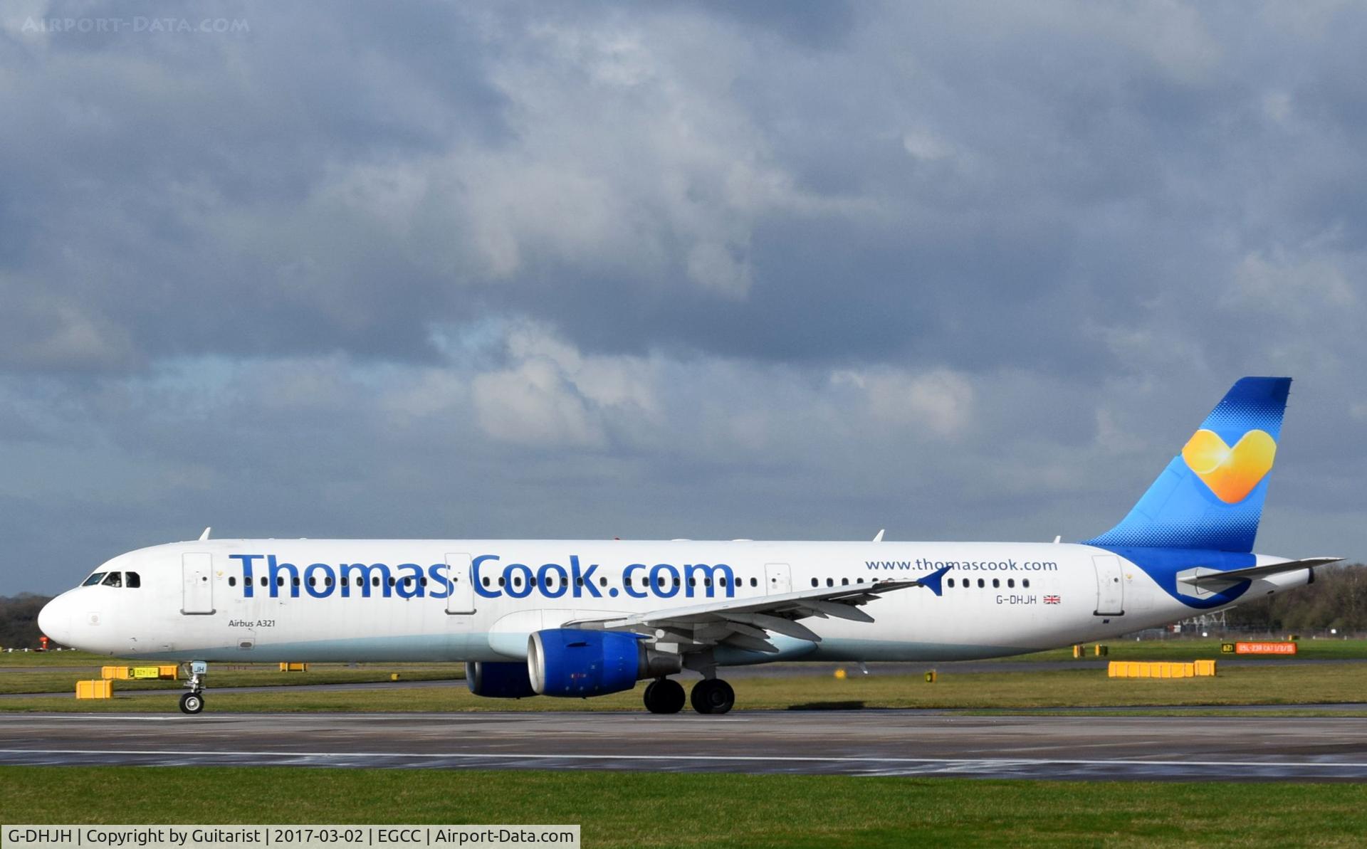 G-DHJH, 2000 Airbus A321-211 C/N 1238, At Manchester