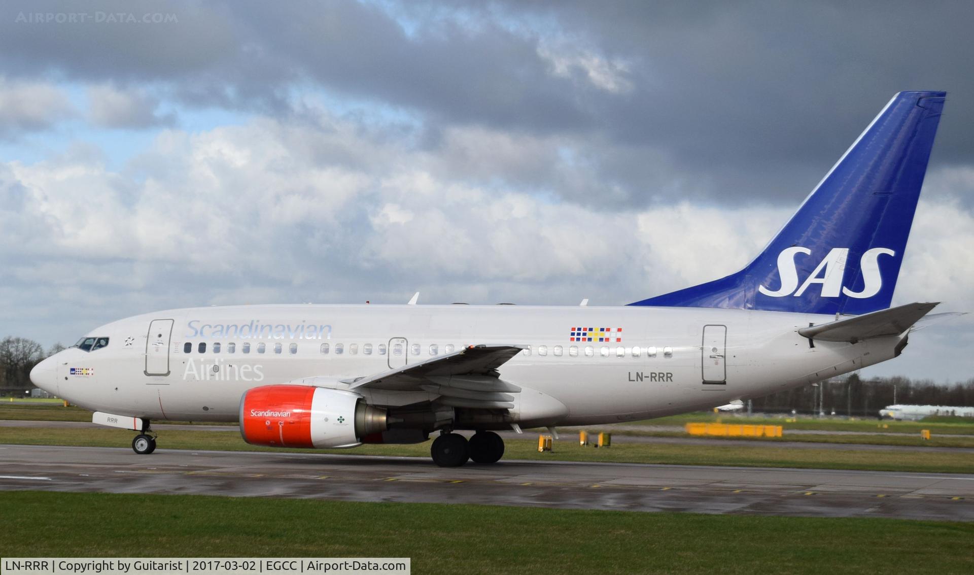 LN-RRR, 1999 Boeing 737-683 C/N 28309, At Manchester