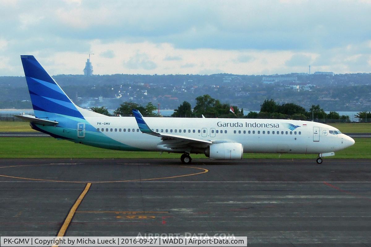 PK-GMV, 2012 Boeing 737-8U3 C/N 38074, At Denpasar
