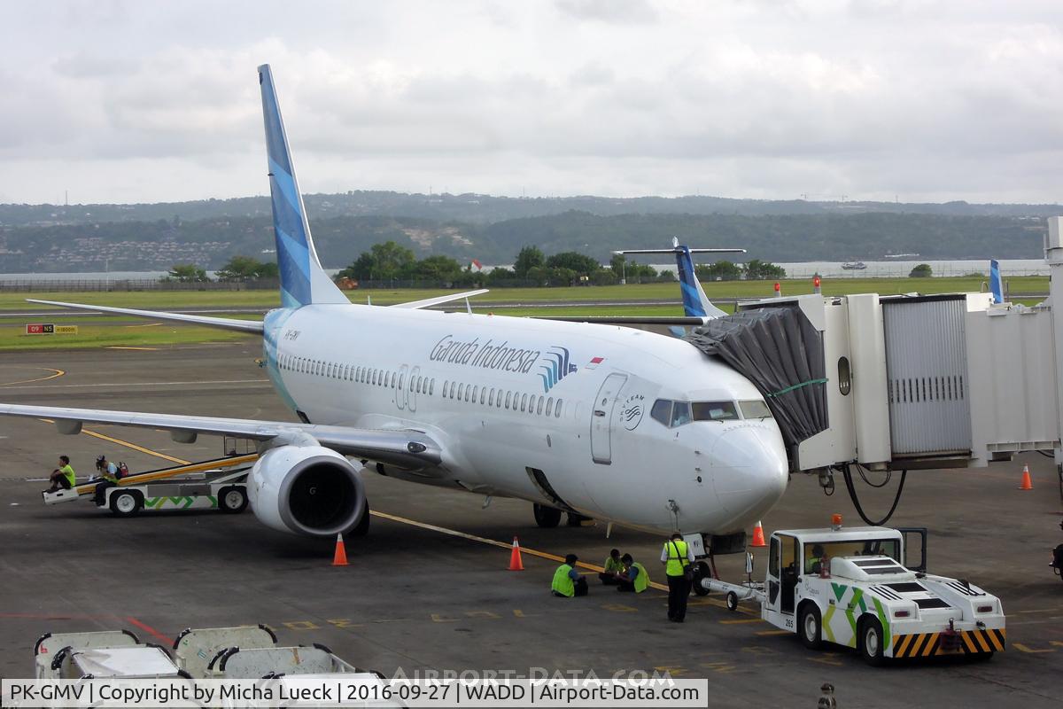 PK-GMV, 2012 Boeing 737-8U3 C/N 38074, At Denpasar