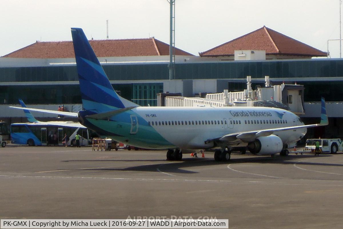 PK-GMX, 2012 Boeing 737-8U3 C/N 38070, At Denpasar