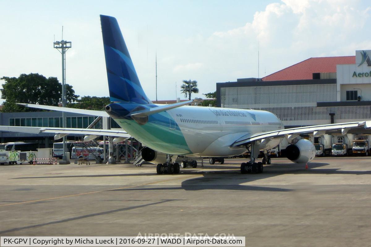 PK-GPV, 2014 Airbus A330-343 C/N 1577, At Denpasar