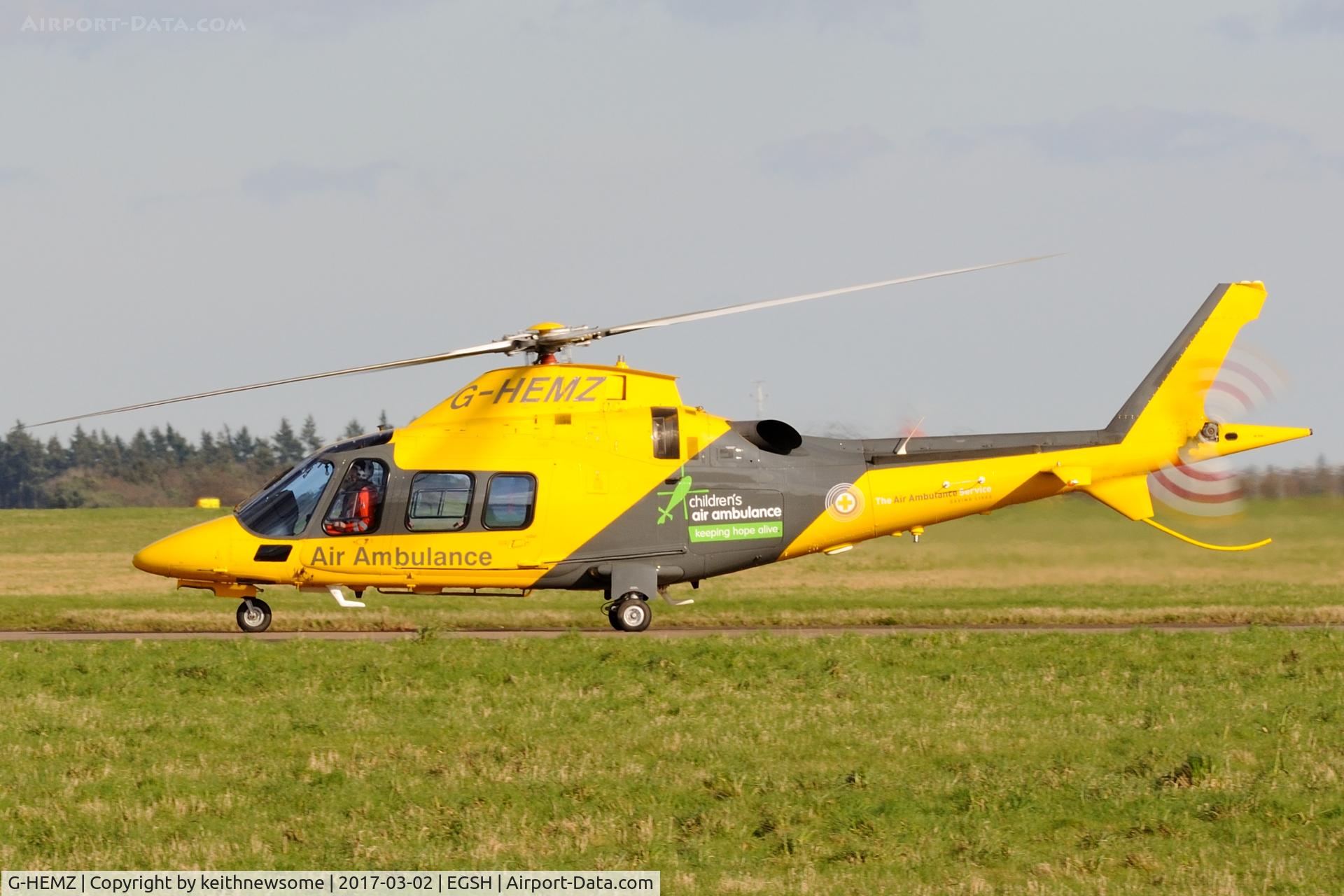 G-HEMZ, 2009 Agusta A-109S Grand C/N 22156, Revised colour scheme.