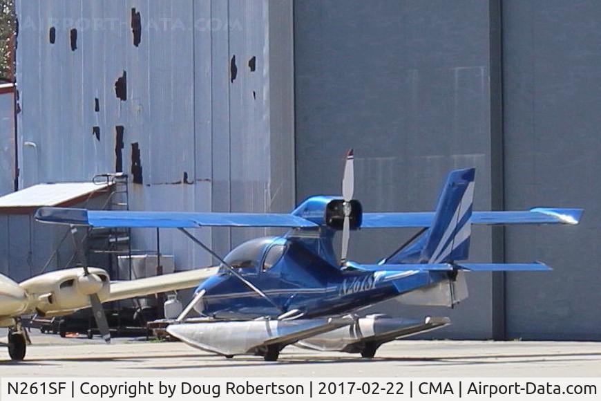 N261SF, Aviadesign A-16 Sport Falcon C/N 002, 2008 Falcon Aircraft, Inc. A16 SPORT FALCON amphibian LSA, Rotax 912S 100 Hp pusher
