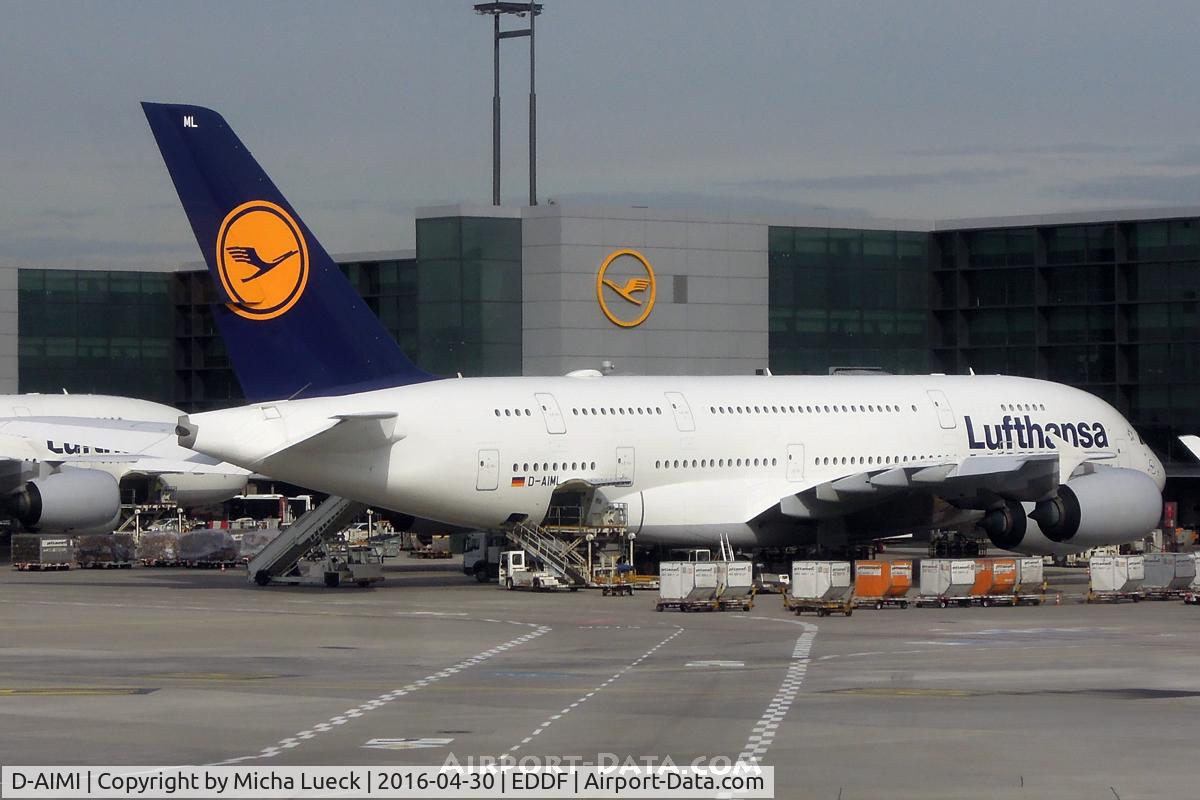 D-AIMI, 2011 Airbus A380-841 C/N 072, At FRA