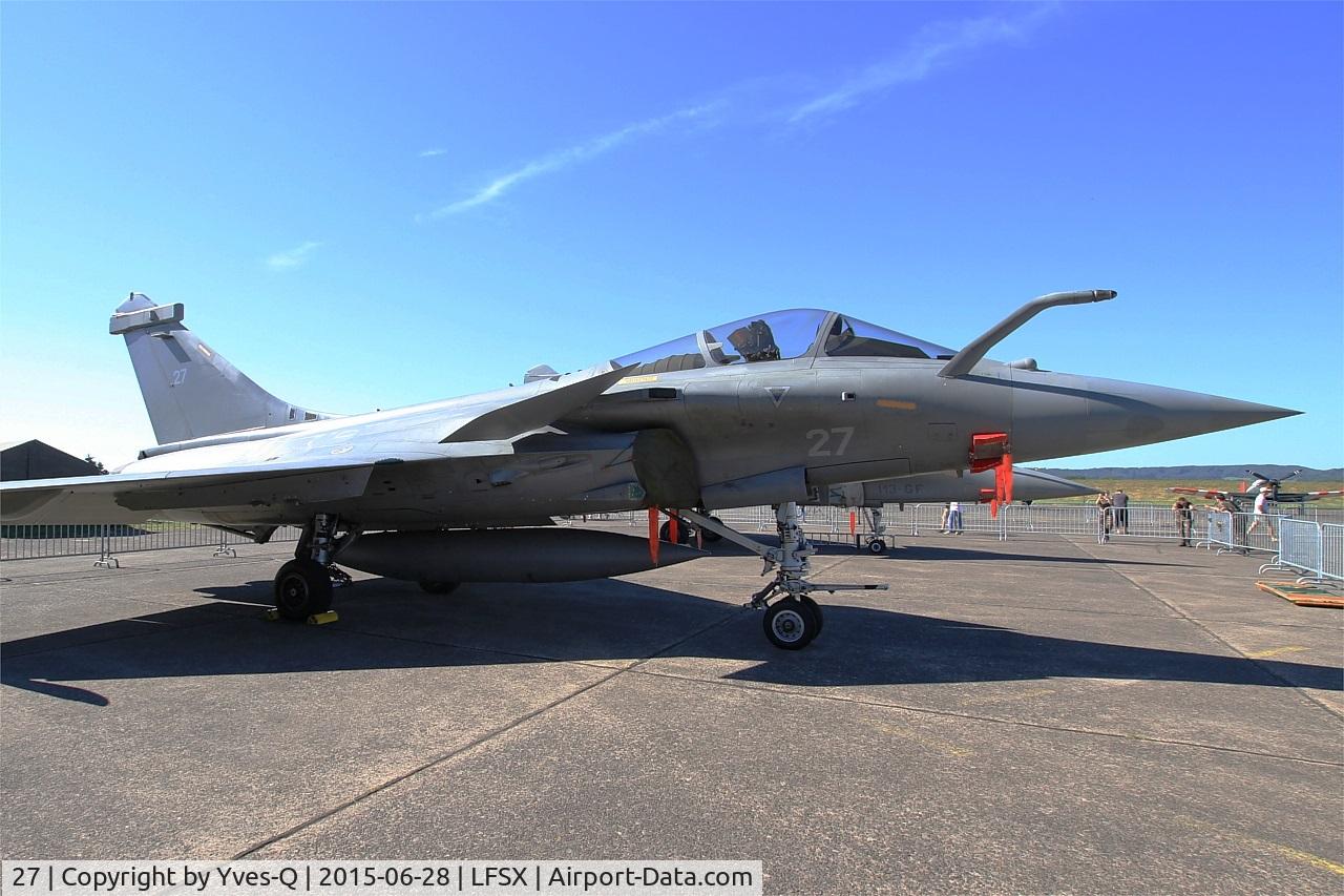27, 2011 Dassault Rafale M C/N 27, Dassault Rafale M, Static display, Luxeuil-St Sauveur Air Base 116 (LFSX) Open day 2015