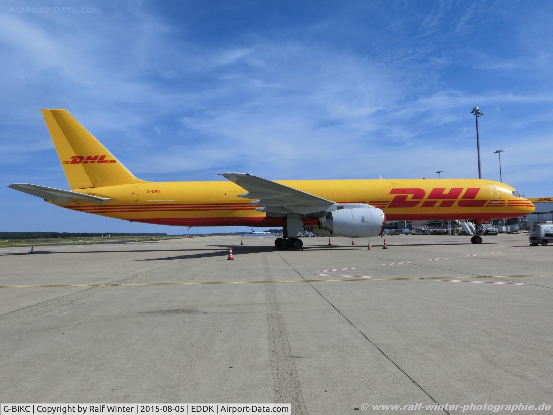 G-BIKC, 1982 Boeing 757-236/SF C/N 22174, Boeing 757-236F - QY BCS European Air Transport DHL - 22174 - G-BIKC - 05.08.2015 - CGN