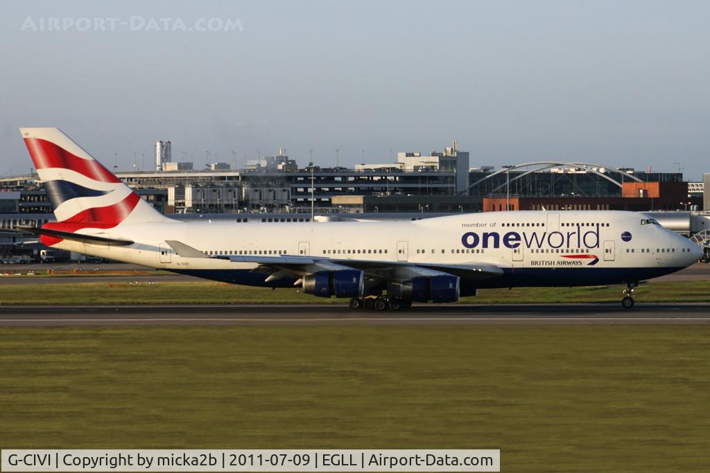 G-CIVI, 1996 Boeing 747-436 C/N 25814, Taxiing